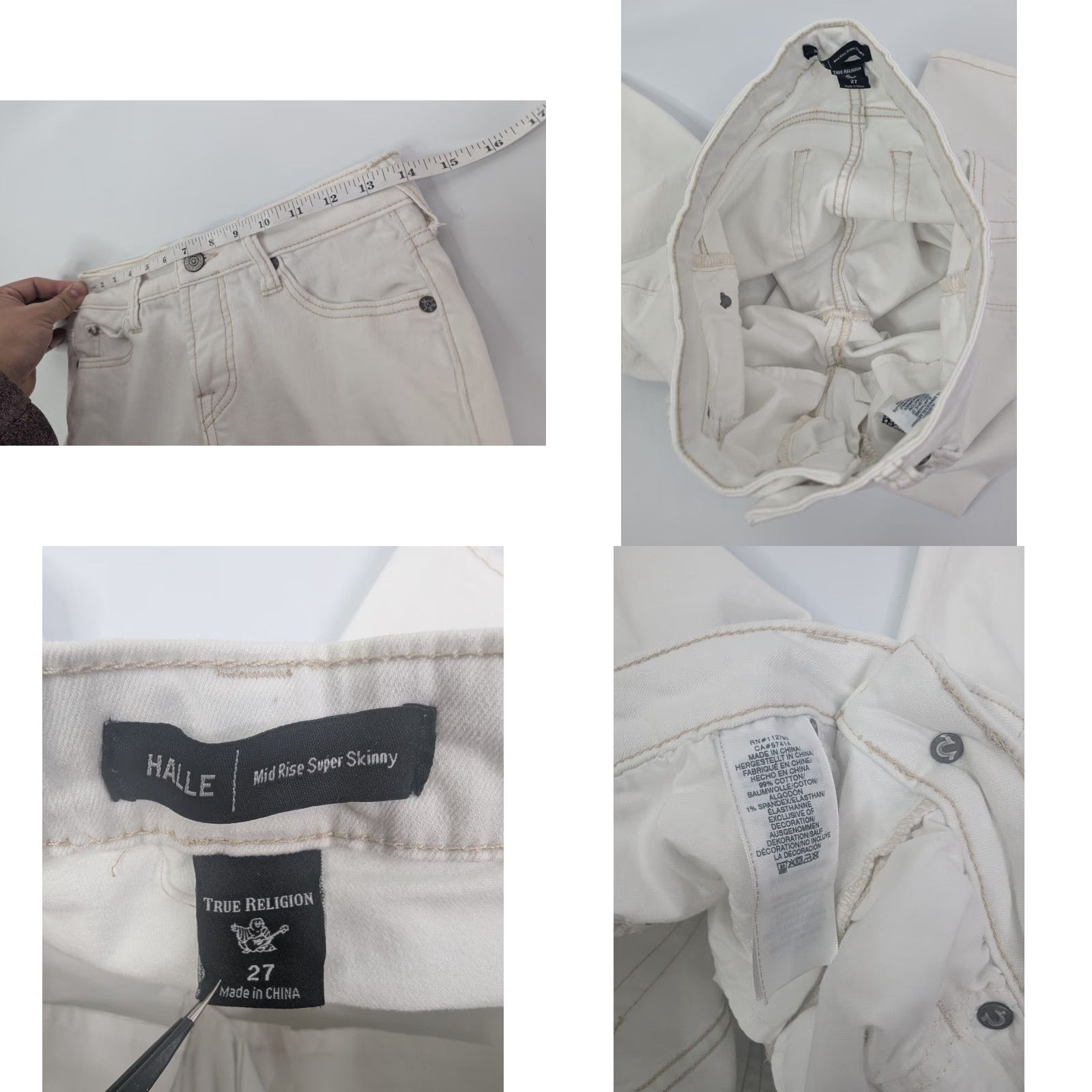 True Religion VINTAGE False Size 27" / US 4 / IT 40 - 8 Thumbnail
