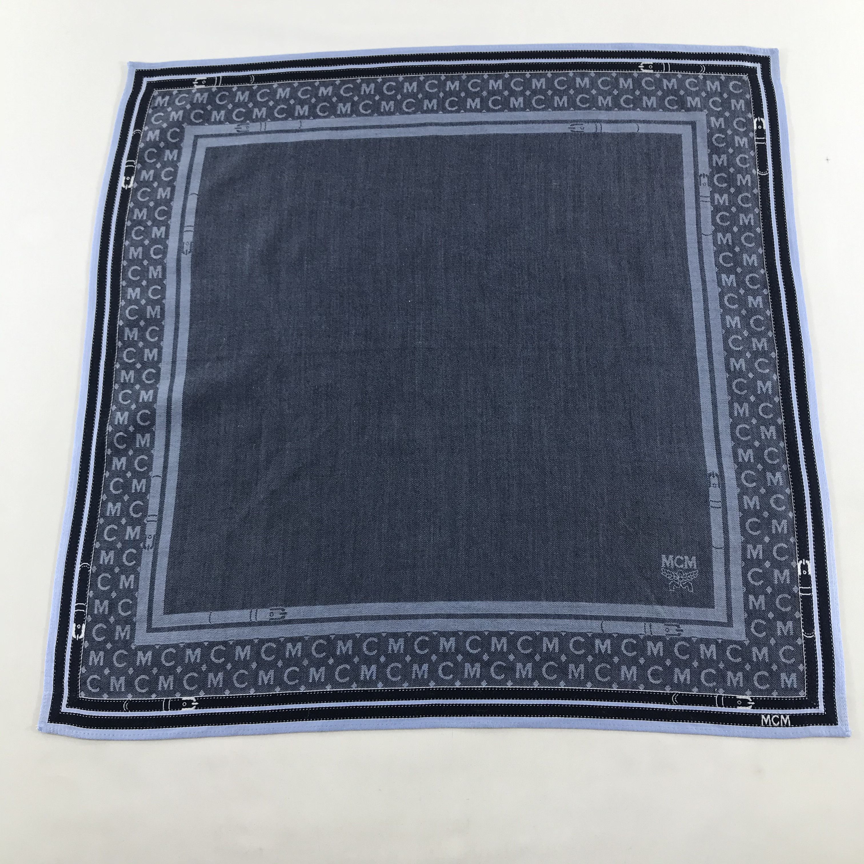 MCM MCM Monogram Handkerchief Neckerchief Bandana H69 Size ONE SIZE - 3 Thumbnail