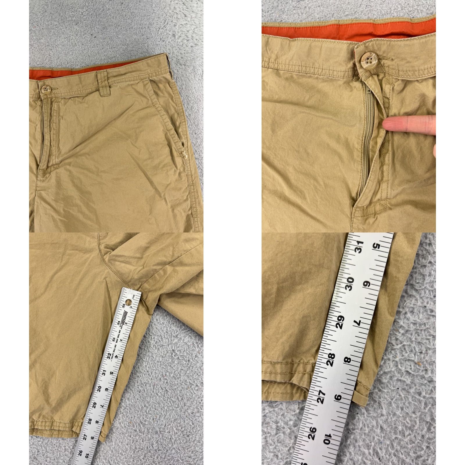 Vintage Columbia Shorts Mens 42 Beige 100% Cotton Hiking Camping Fishing Outdoors Size US 42 / EU 58 - 8 Thumbnail