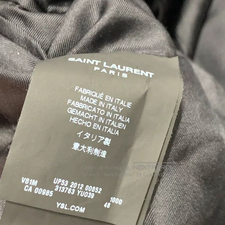 Saint Laurent Paris Saint Laurent Paris Black Jacket Size US M / EU 48-50 / 2 - 3 Thumbnail