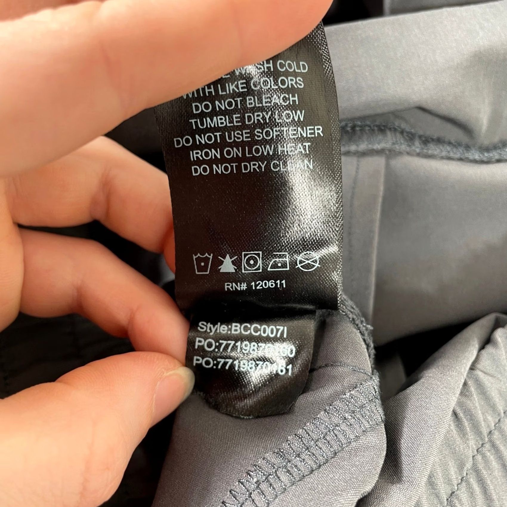 Vintage Backcountry Womens 2XL Gray Stretch Hiking Activewear Jogger Pants Pockets Elastic Waist Tapered Inseam 29" Casual Travel Size 26" / US 2 / IT 38 - 7 Thumbnail