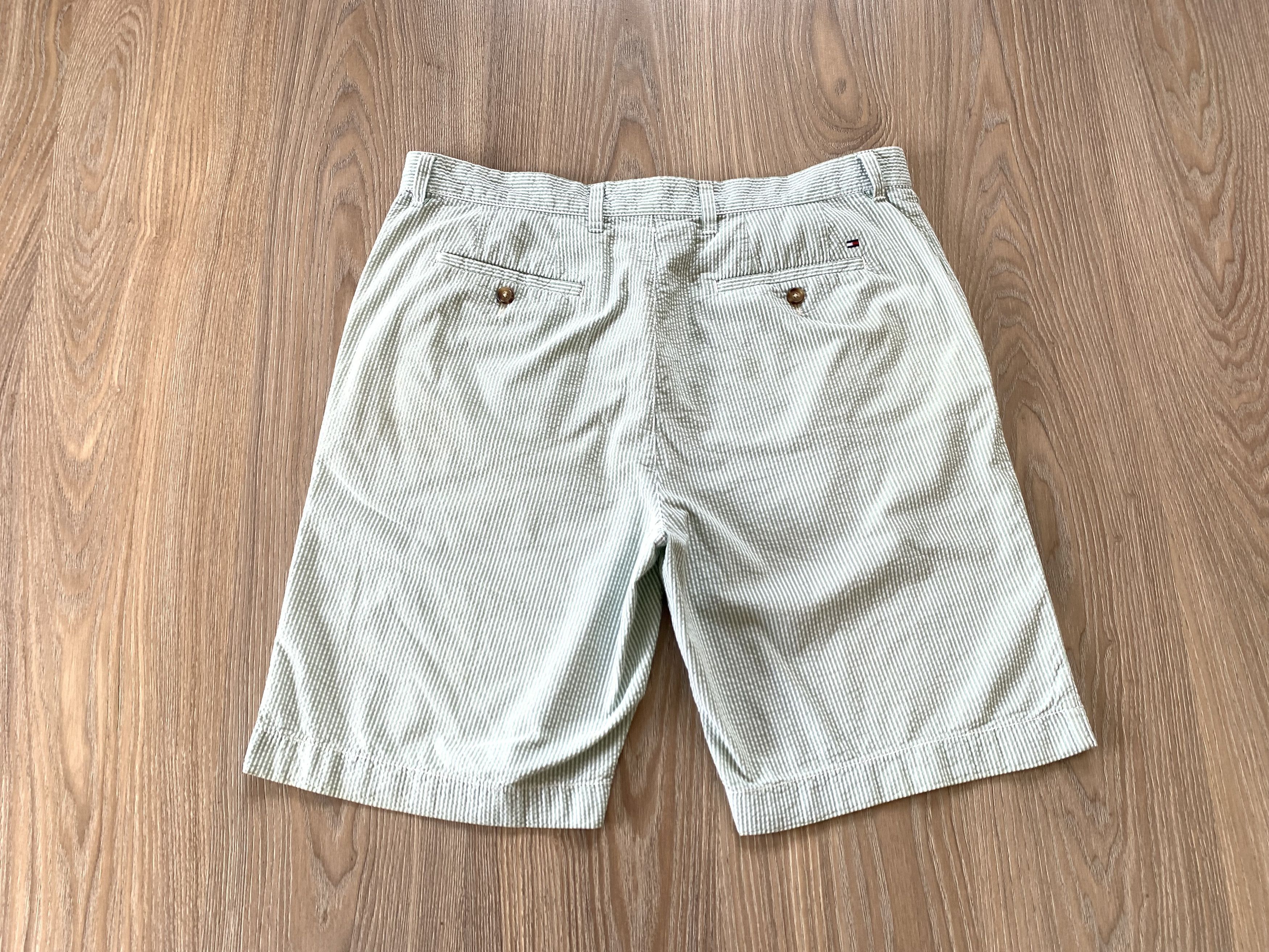 Tommy Hilfiger × Vintage Tommy Hilfiger Stripe Casual Shorts With Waffle Fabric Size US 36 / EU 52 - 3 Thumbnail