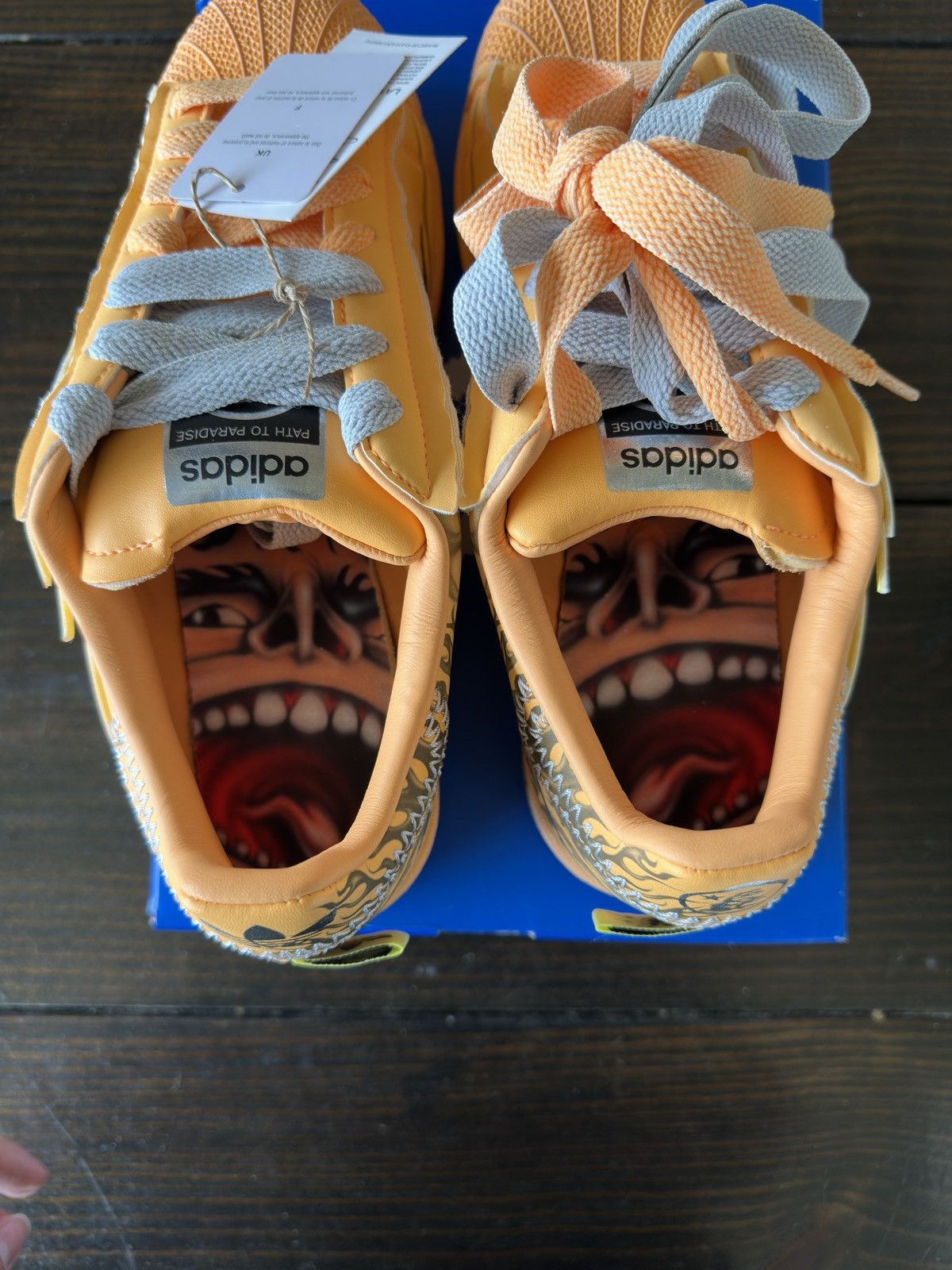 HELLSTAR adidas x HELLSTAR Superstar Hazy Orange Size US 10.5 / EU 43-44 - 8 Thumbnail