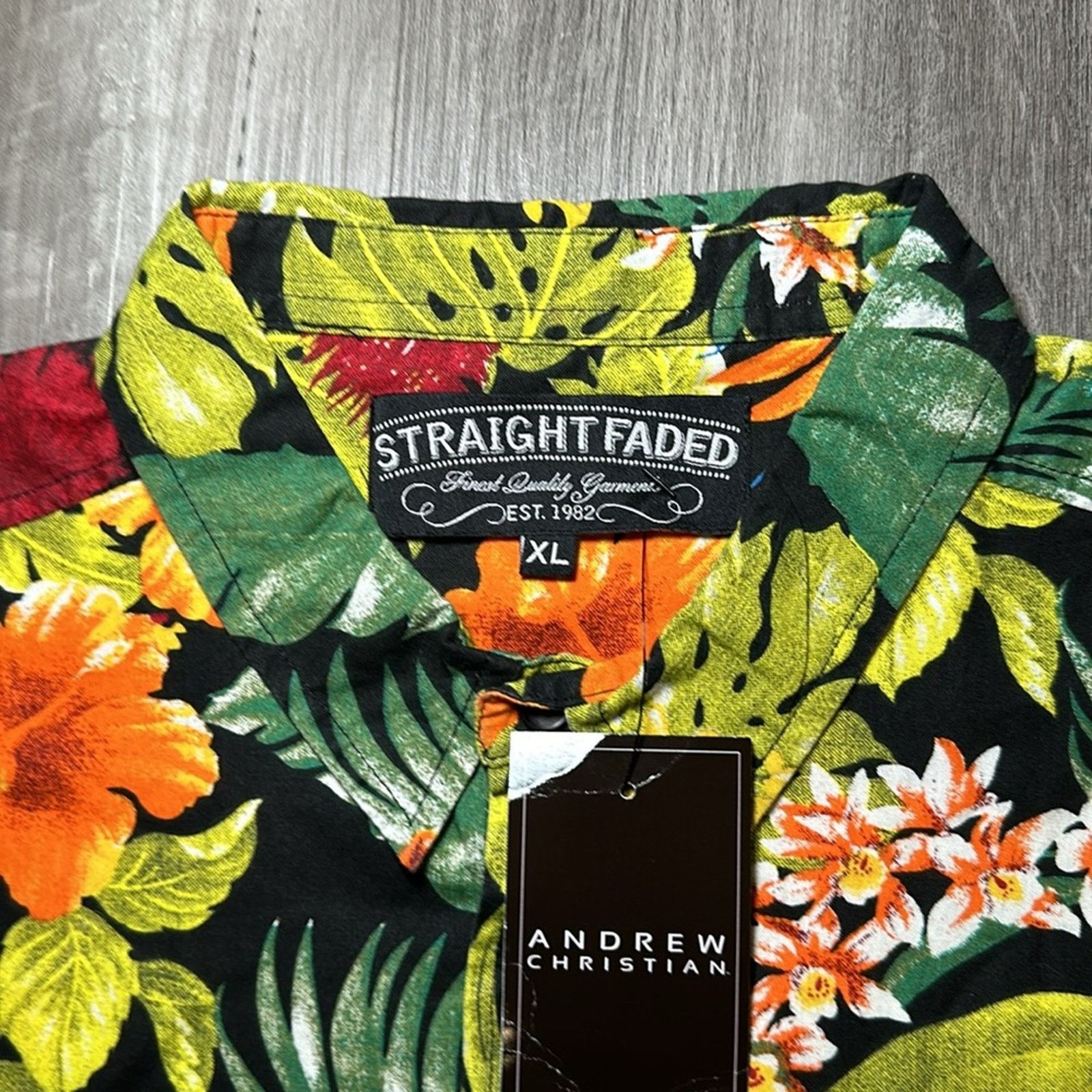StraightFaded Straight Faded Hawaiian Floral - XL Size US XL / EU 56 / 4 - 6 Thumbnail