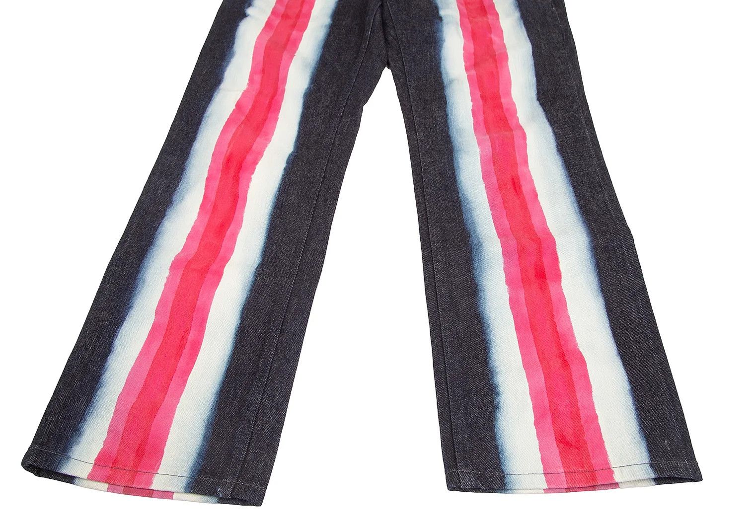 Issey Miyake Line Paint Denim Pants in Indigo and White Pink Size US 36 / EU 52 - 7 Thumbnail