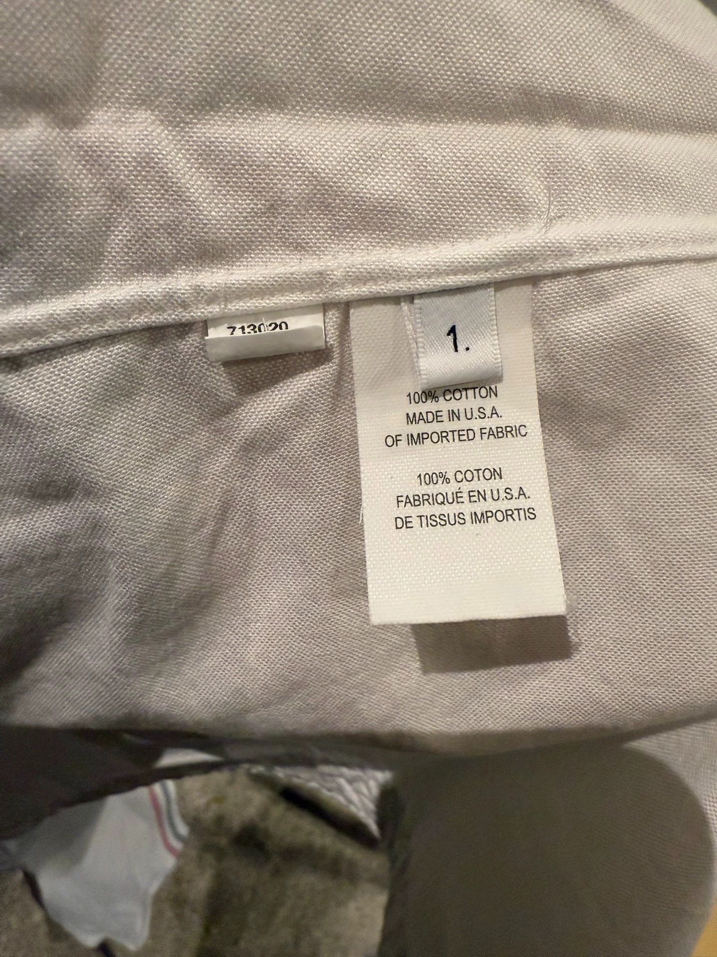 Thom Browne Thom Browne Rare Color-Blocked White Oxford Shirt Size 1 Size US S / EU 44-46 / 1 - 6 Thumbnail