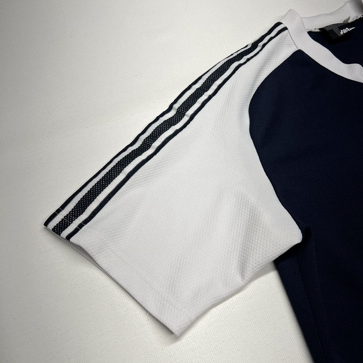 No Fear × Vintage VTG No Fear Jersey Shirt Blue White Short Sleeve Stripe Y2K Size US M / EU 48-50 / 2 - 4 Thumbnail