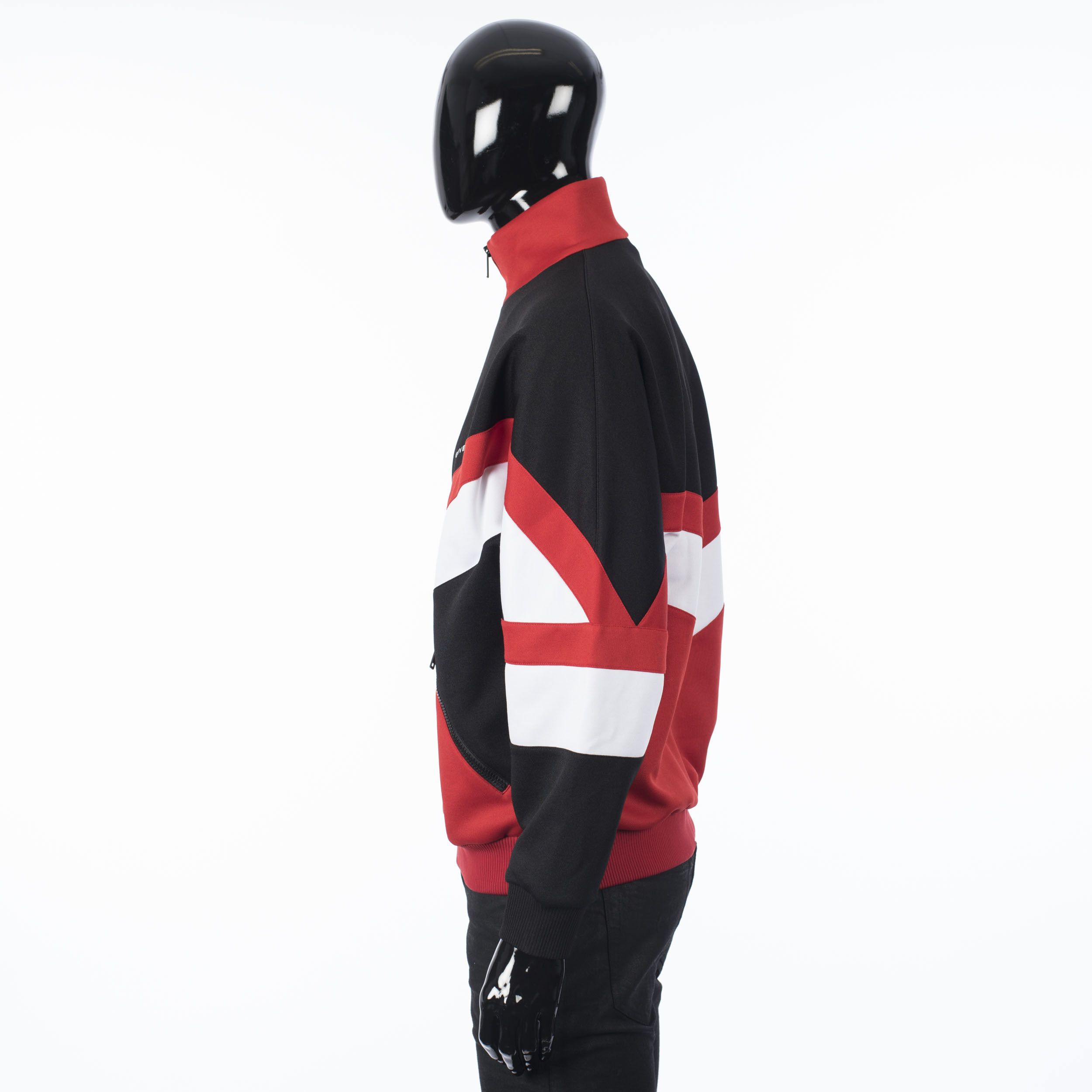 Givenchy Black/Red/White Colorblack Sweatshirt - 1/2 Zip Size US M / EU 48-50 / 2 - 3 Thumbnail