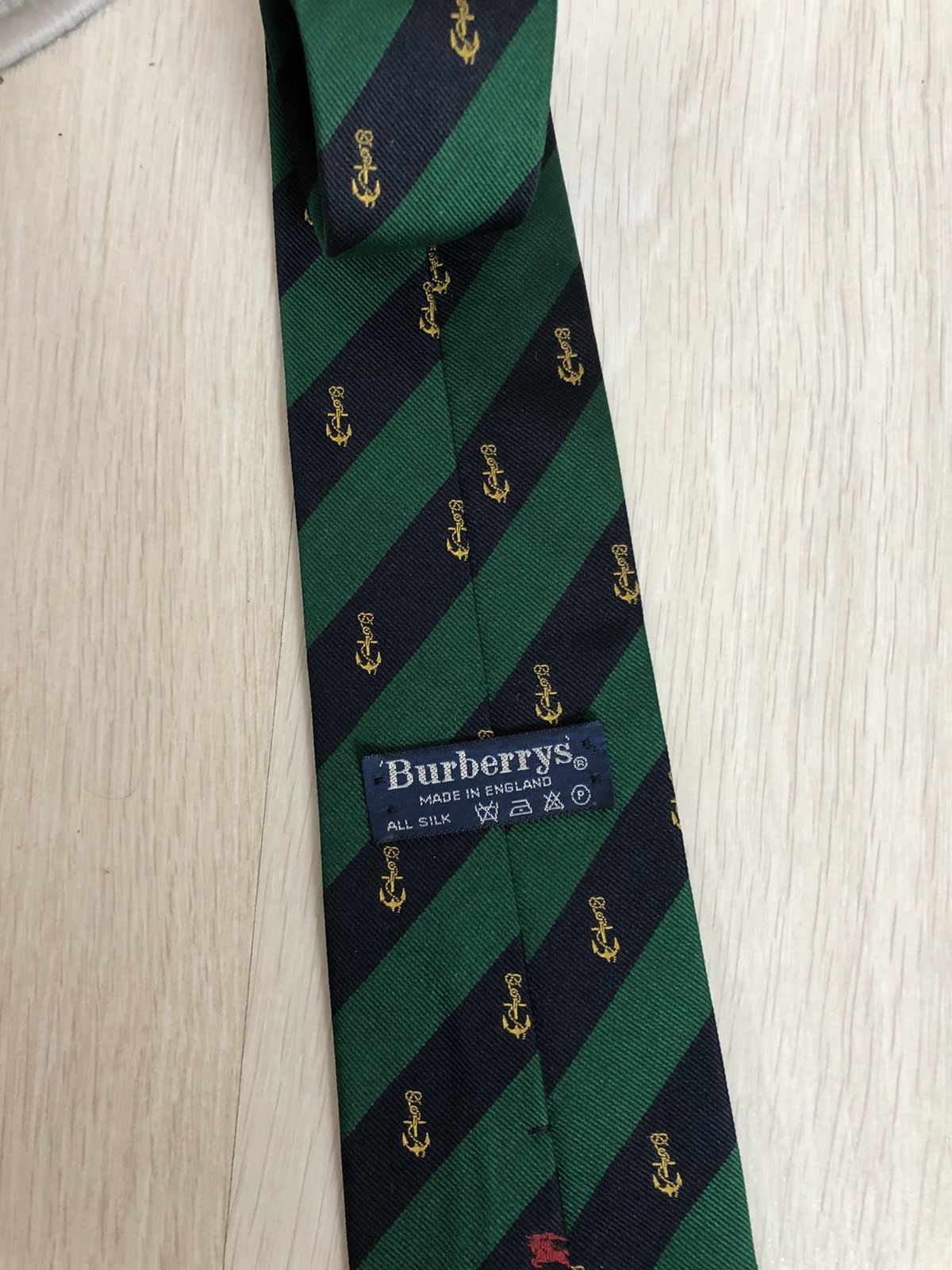Burberry × Vintage Vintage Burberrys Tie Size ONE SIZE - 3 Thumbnail
