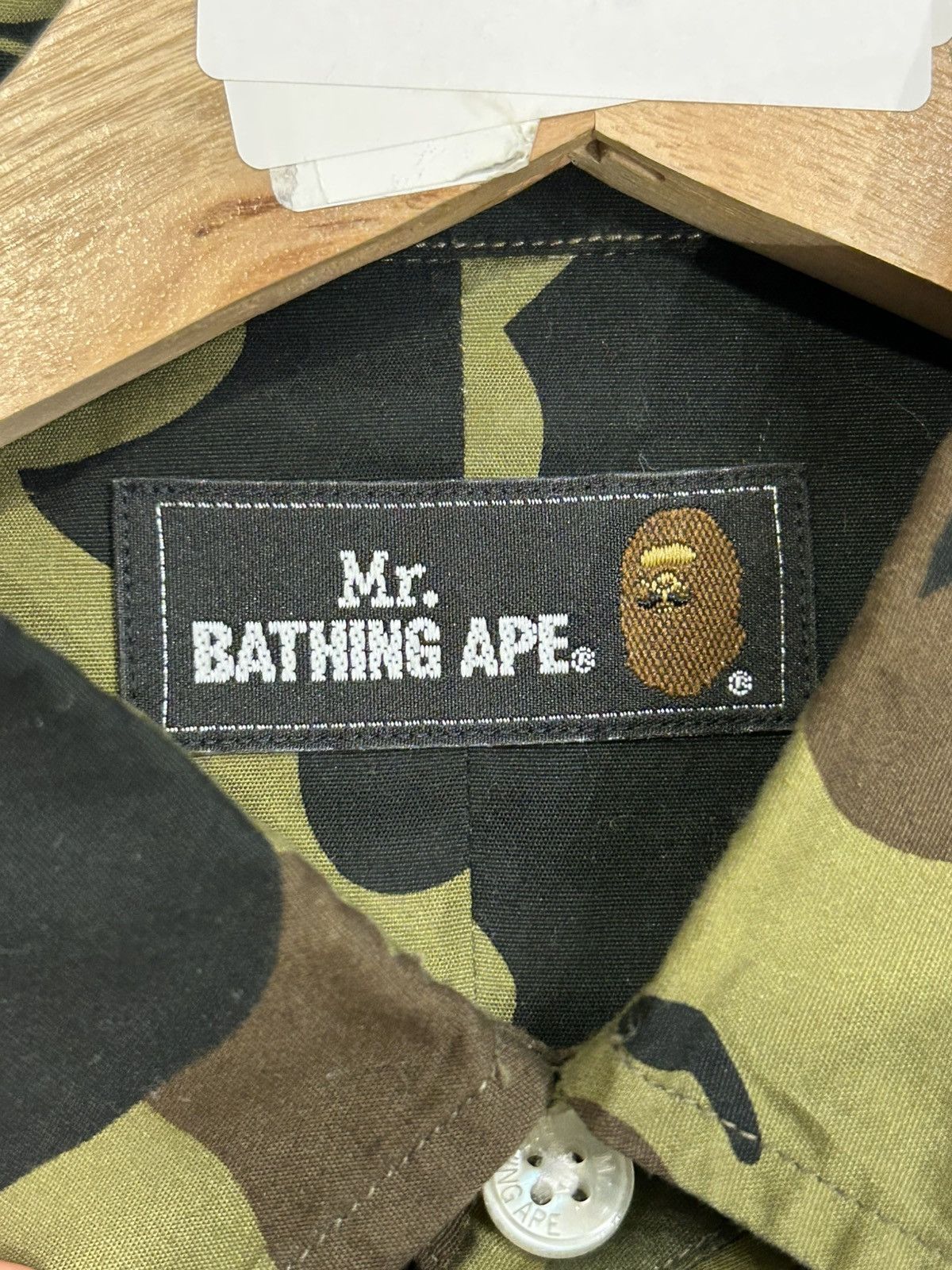 Bape Bape Mr Bathing Ape Camo Button Down Size US XL / EU 56 / 4 - 3 Thumbnail
