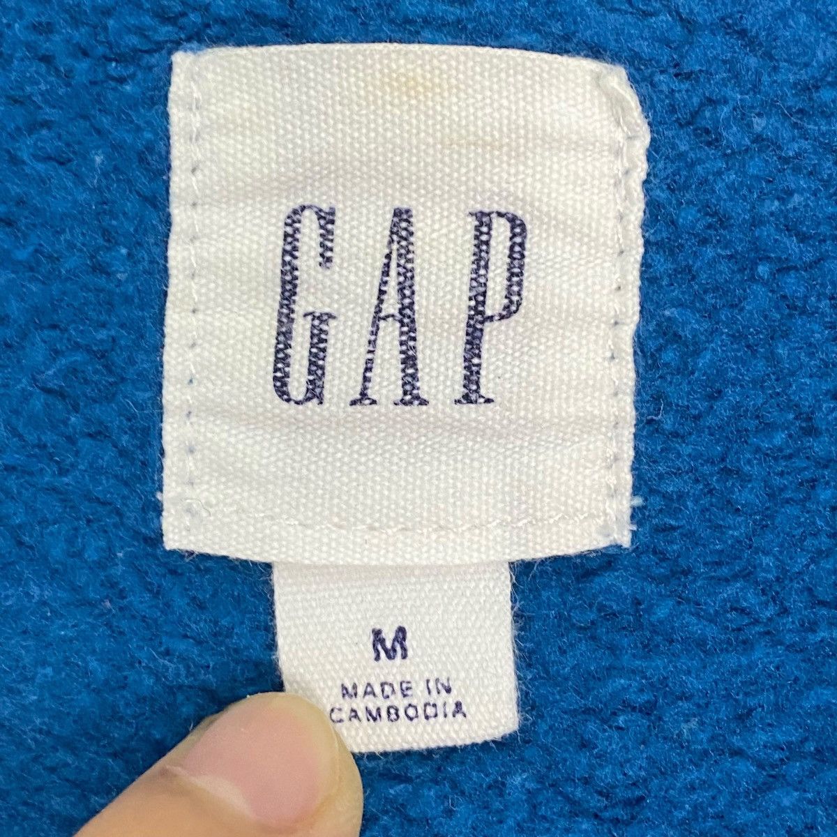 Other Vintage Gap Hoodie Big Logo Sweater Blue Pullover Size M Size US M / EU 48-50 / 2 - 5 Thumbnail