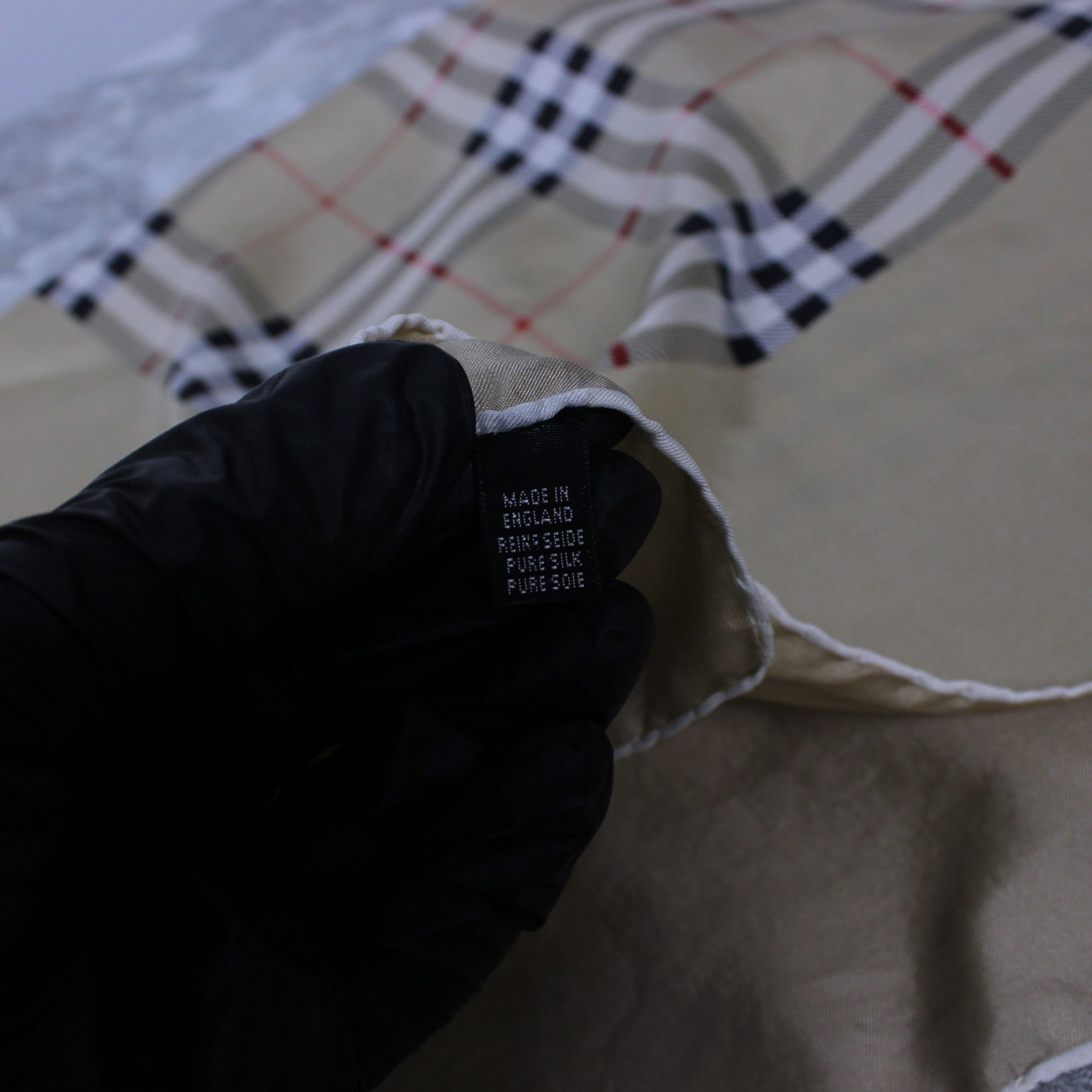 Burberry Burberry scarf silk big logo nova one size Size ONE SIZE - 3 Thumbnail