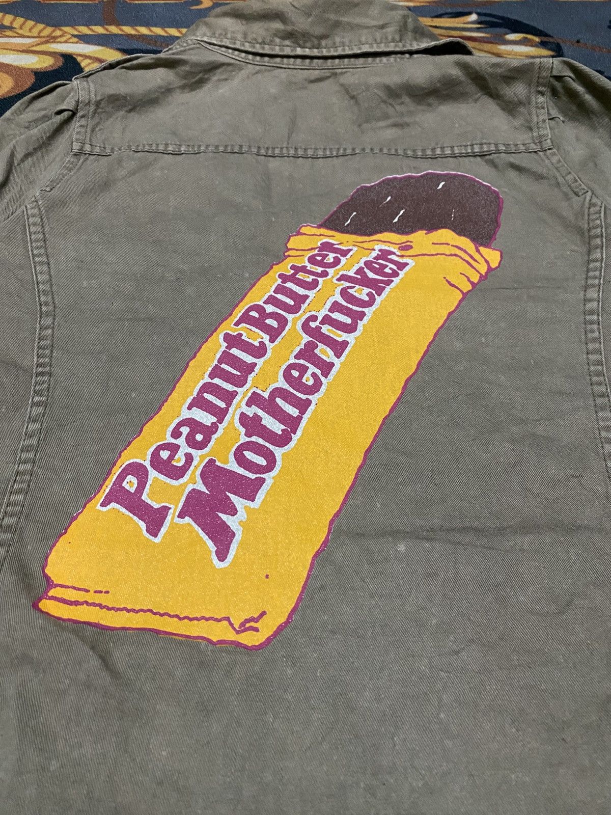 Hysteric Glamour Hysteric Glamour Peanut Butter Motherfxxker Army Jacket Size US S / EU 44-46 / 1 - 11 Thumbnail