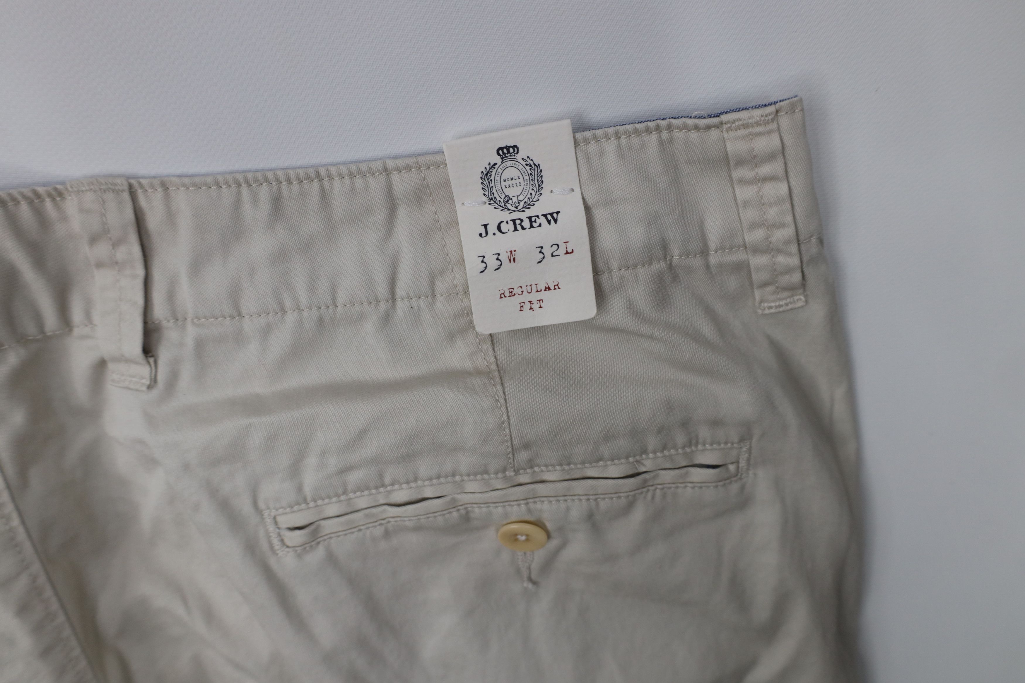 J.Crew Deadstock Vintage Y2K J Crew Fit Chino Pants Trousers Cotton Size US 33 - 12 Thumbnail