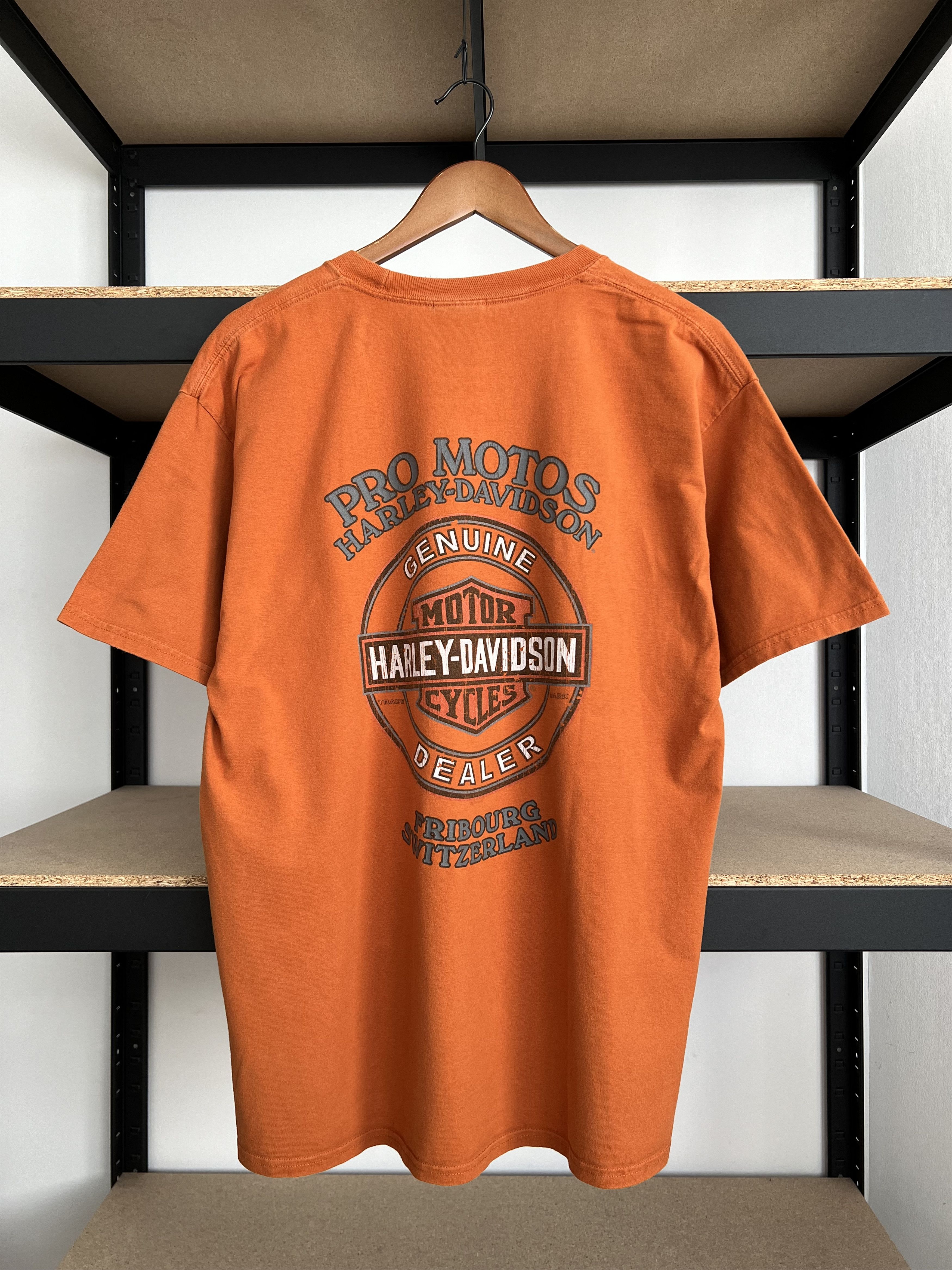 Harley Davidson Vintage 2014 Harley Davidson Sexy Girl Switzerland T-shirt Size US L / EU 52-54 / 3 - 2 Thumbnail