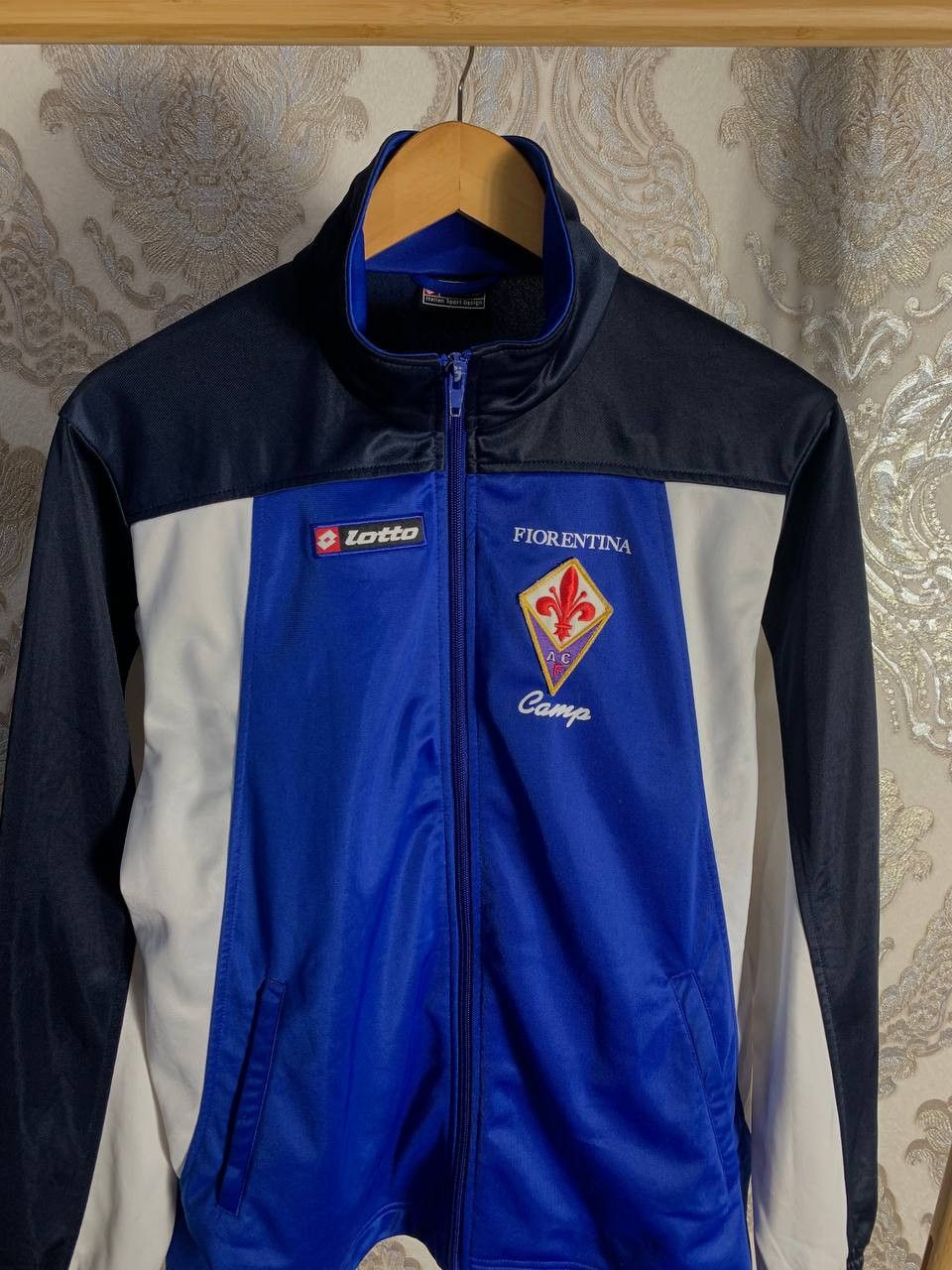 Lotto Sport Vintage Fc Fiorentina Italy Retro Soccer Jersey Jacket 90s Size US S / EU 44-46 / 1 - 2 Thumbnail