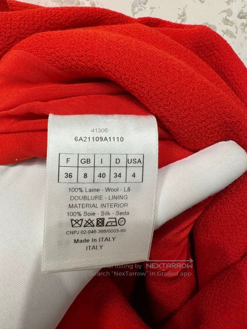 Dior Dior Red vest skirt Size XS / US 0-2 / IT 36-38 - 4 Thumbnail