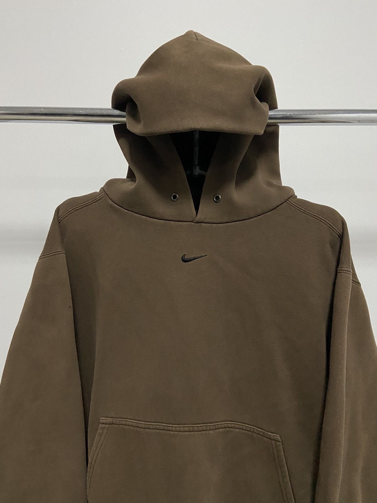 Nike × Vintage Nike Vintage Hoodie small swoosh center Logo Size US S / EU 44-46 / 1 - 2 Thumbnail