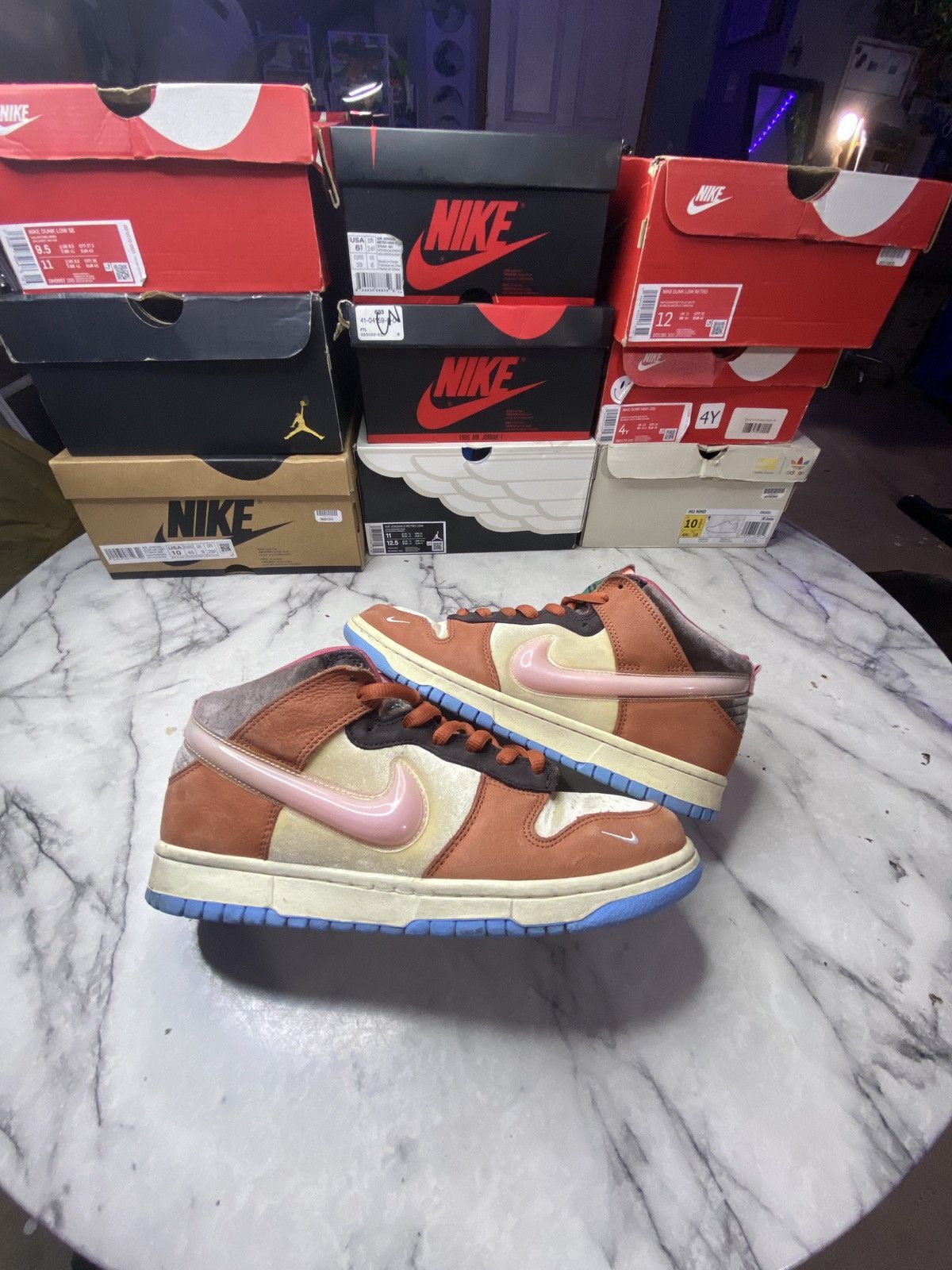 Nike Dunk social status chocolate milk Size US 8.5 / EU 41-42 - 7 Thumbnail