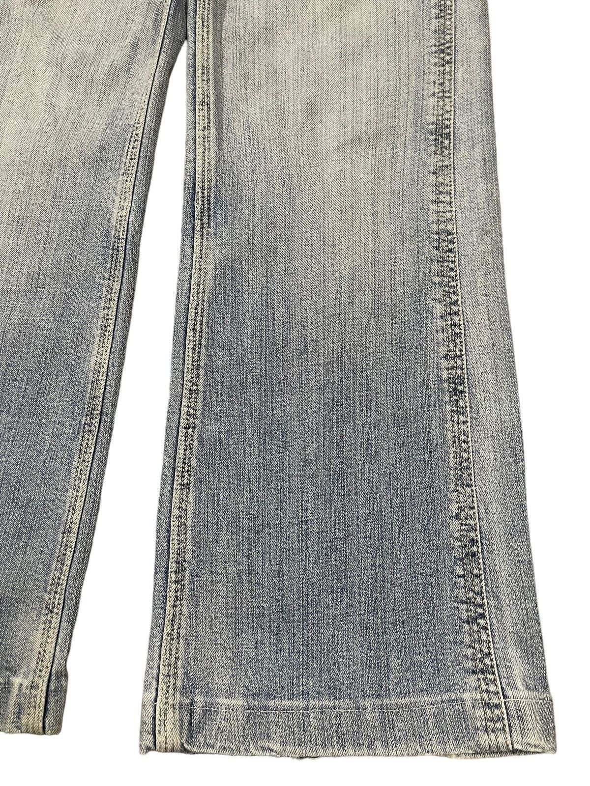 14th Addiction Vintage Rue De France Blue Wash Style Wide Leg Jeans Size US 28 / EU 44 - 8 Thumbnail