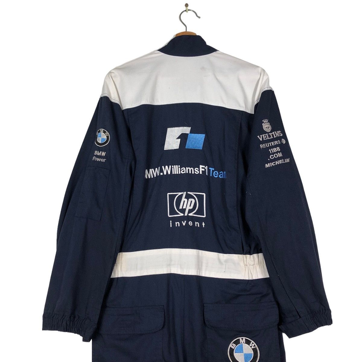 Japanese Brand 🔥Vintage Overall Racing BMW Williams F1 Team HP Castrol Size US 38 / EU 54 - 1 Thumbnail