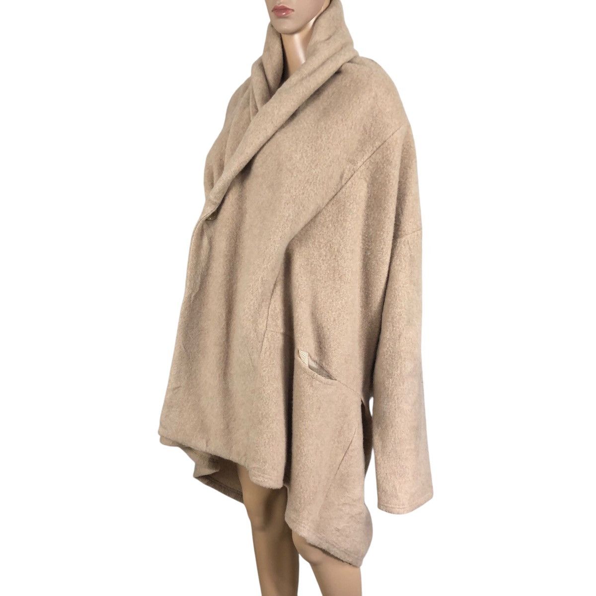 gomme Vintage Gomme Poncho Coat Double Breasted Size M / US 6-8 / IT 42-44 - 2 Thumbnail
