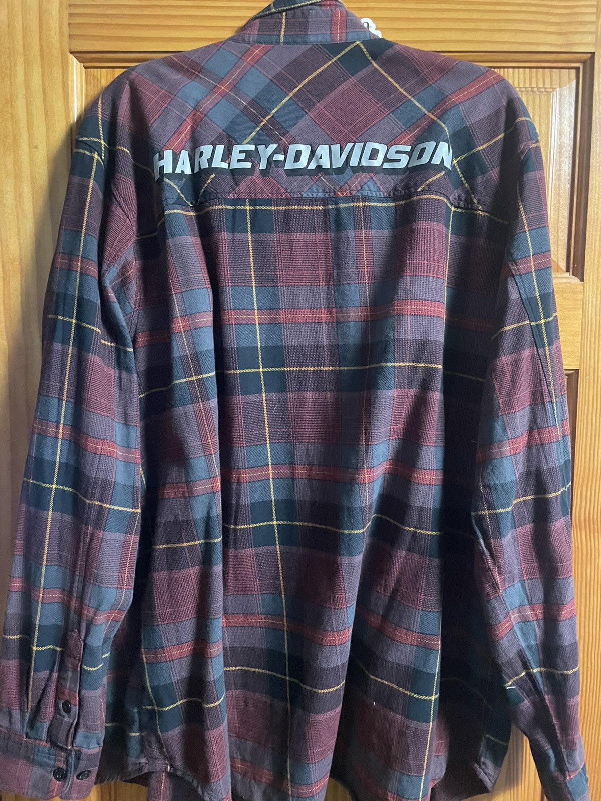 Harley Davidson × Vintage Harley Davidson Flannel Size US XL / EU 56 / 4 - 2 Thumbnail