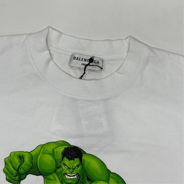 Balenciaga Balenciaga White Short Sleeve Graphic T-Shirt 0079-2507 Size XS / US 0-2 / IT 36-38 - 5 Thumbnail