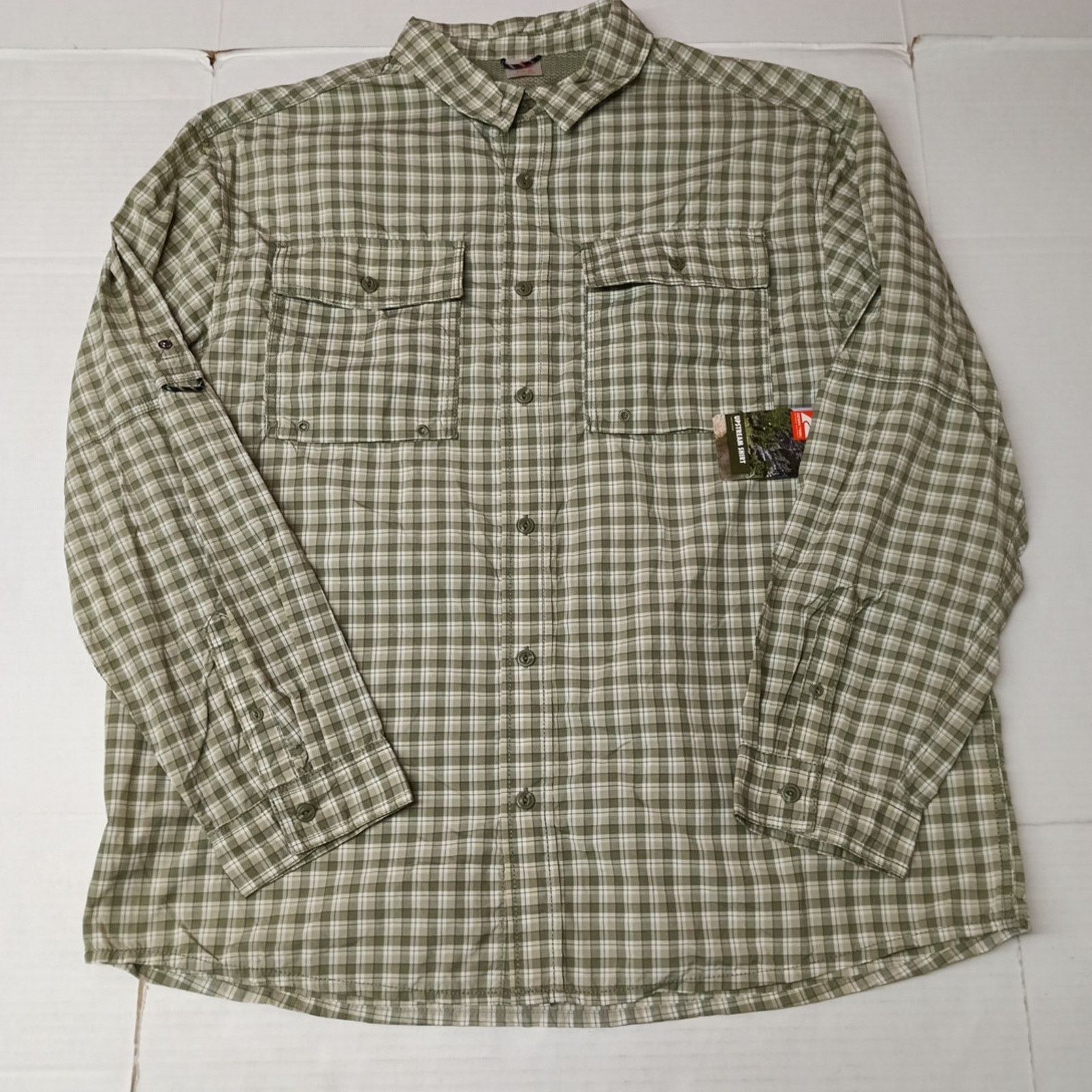 Other Ozark Trail Upstream Shirt Men XL (46-48) Green Plaid Vented Size US XL / EU 56 / 4 - 1 Thumbnail