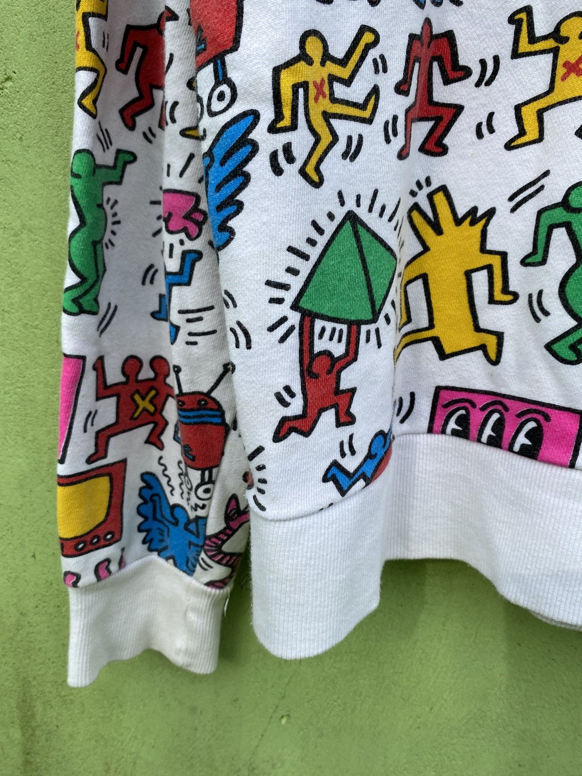 Keith Haring BIGBANG X Keith Haring Hoodie Full Print Colorful Iconic Art Size US L / EU 52-54 / 3 - 12 Thumbnail