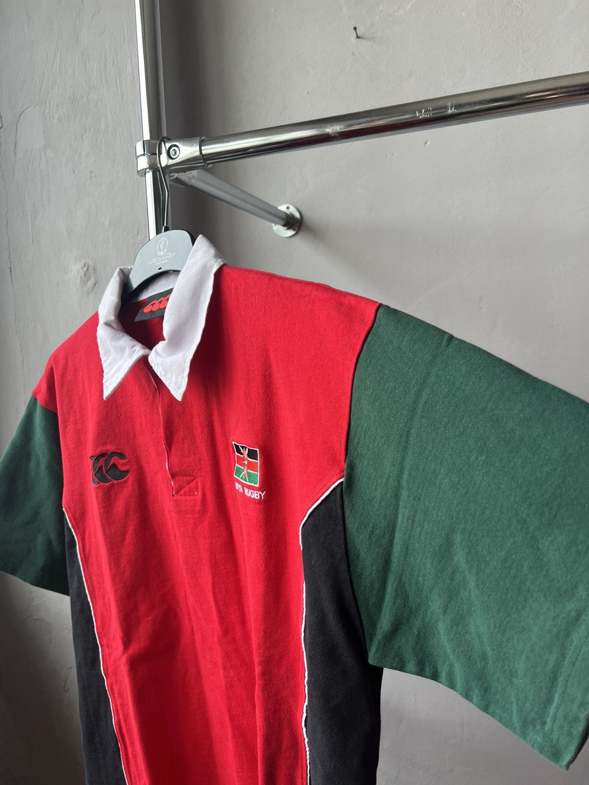 Canterbury of New Zealand 90’S KENYA NATIONAL TEAM UNION RUGBY VINTAGE JERSEY SHIRT Size US XL / EU 56 / 4 - 11 Thumbnail