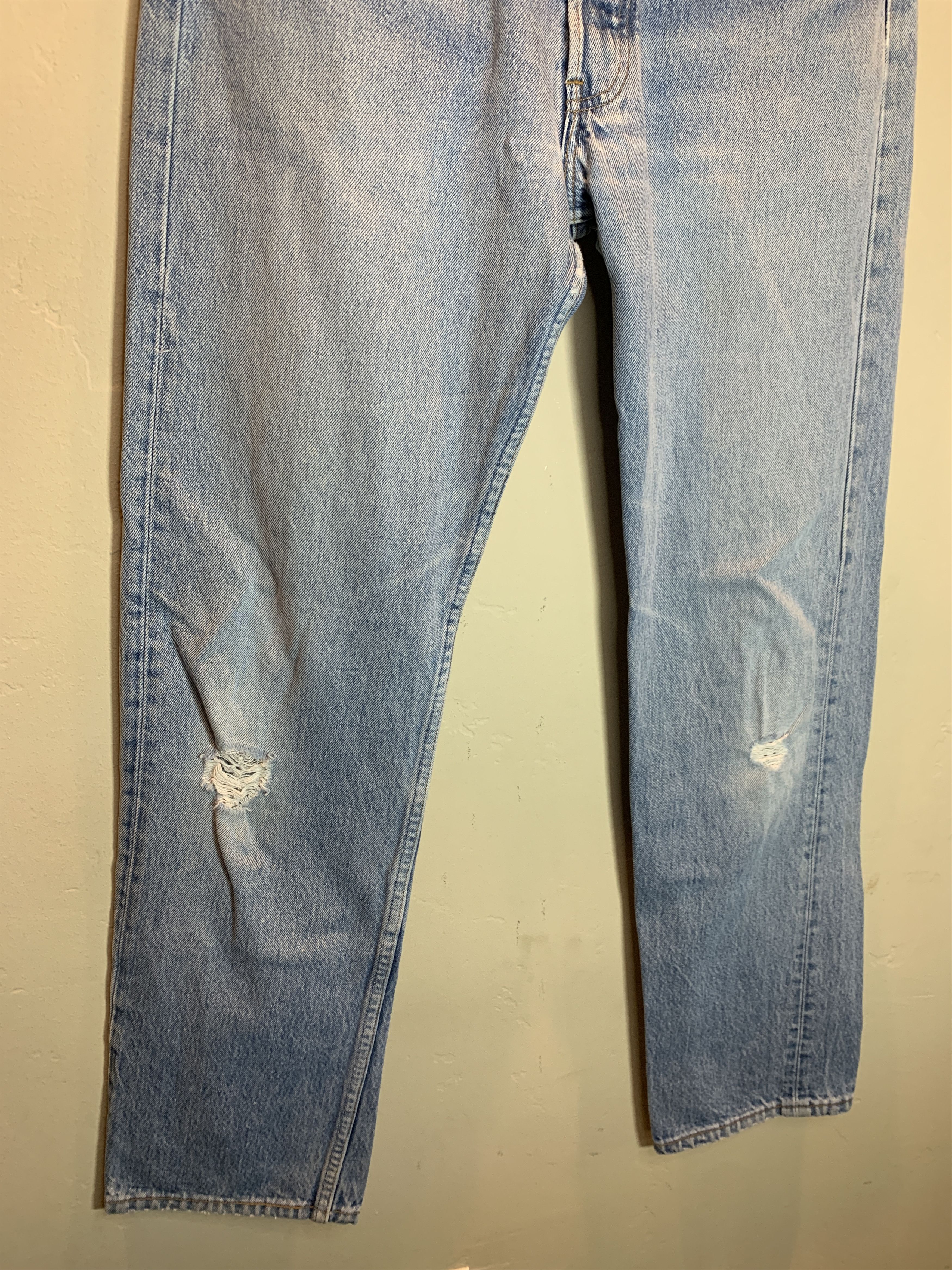 Levi's *RARE* Vintage 90’s Levi’s USA-Made 501 Denim Faded Jeans 32 Size US 32 / EU 48 - 5 Thumbnail