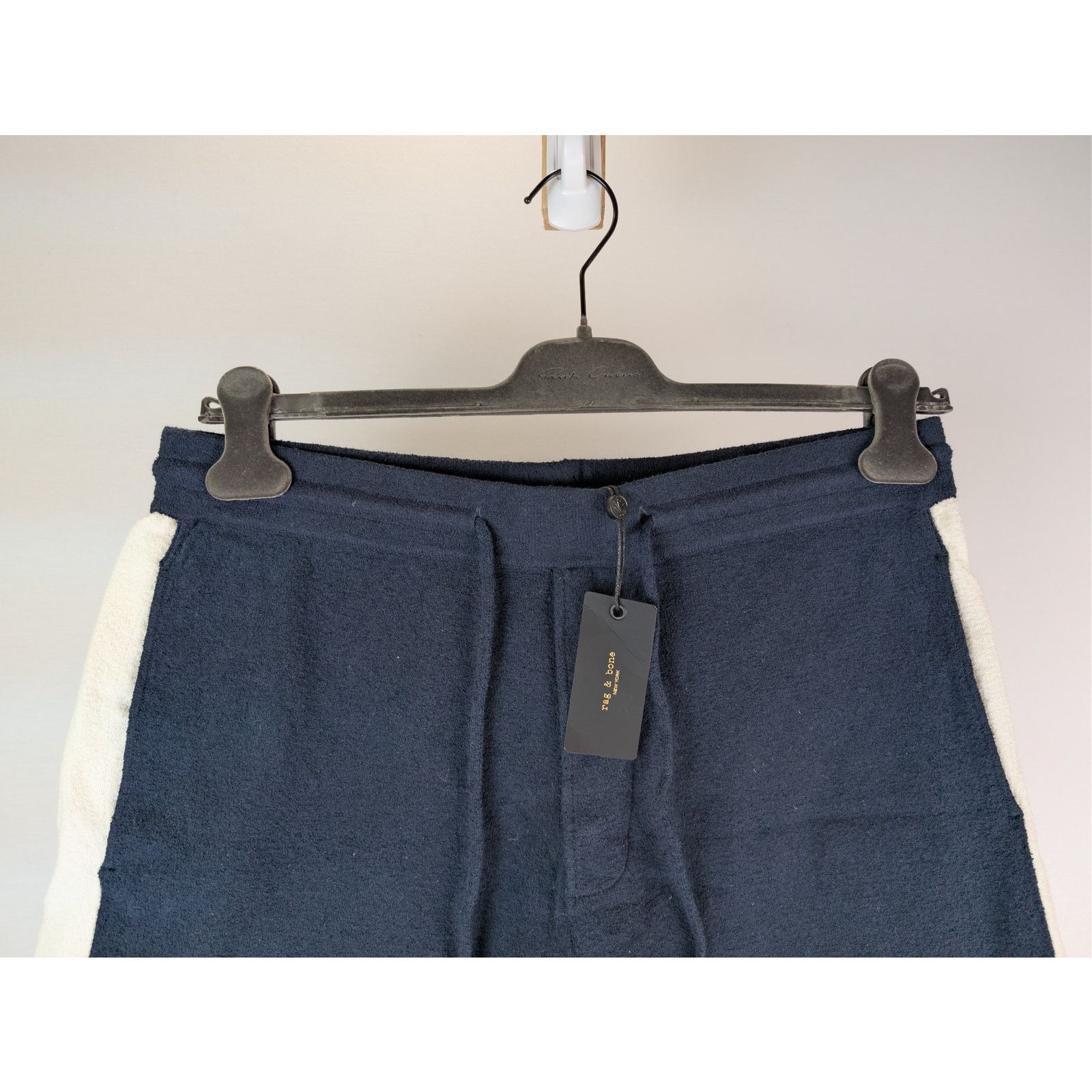 Rag & Bone o1rshd1 CC20 Alex Shorts in Zuma Toweling in Navy/Multicolor Size US 32 / EU 48 - 3 Thumbnail