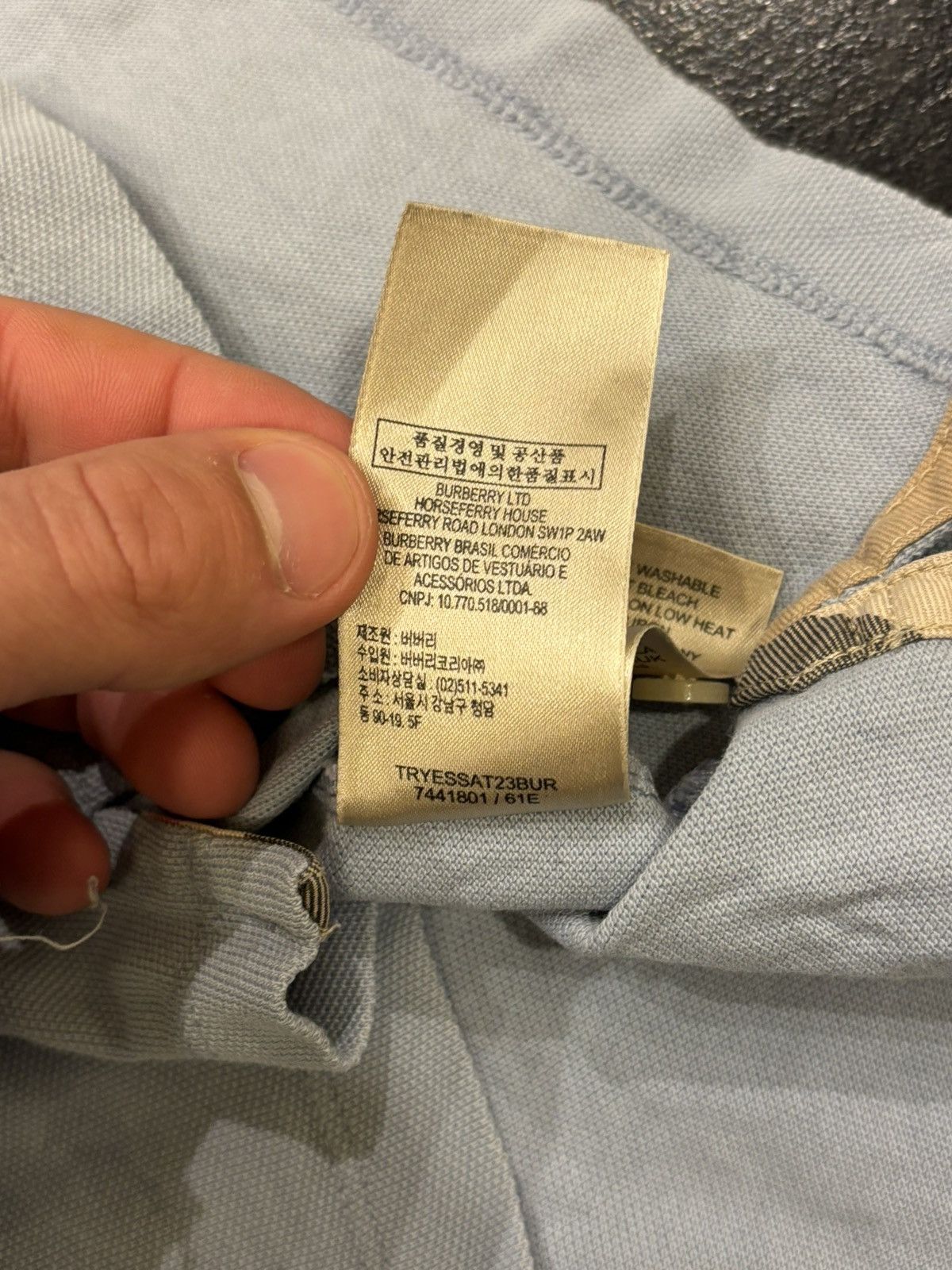 Burberry Burberry Polo Shirt Size US XL / EU 56 / 4 - 7 Thumbnail