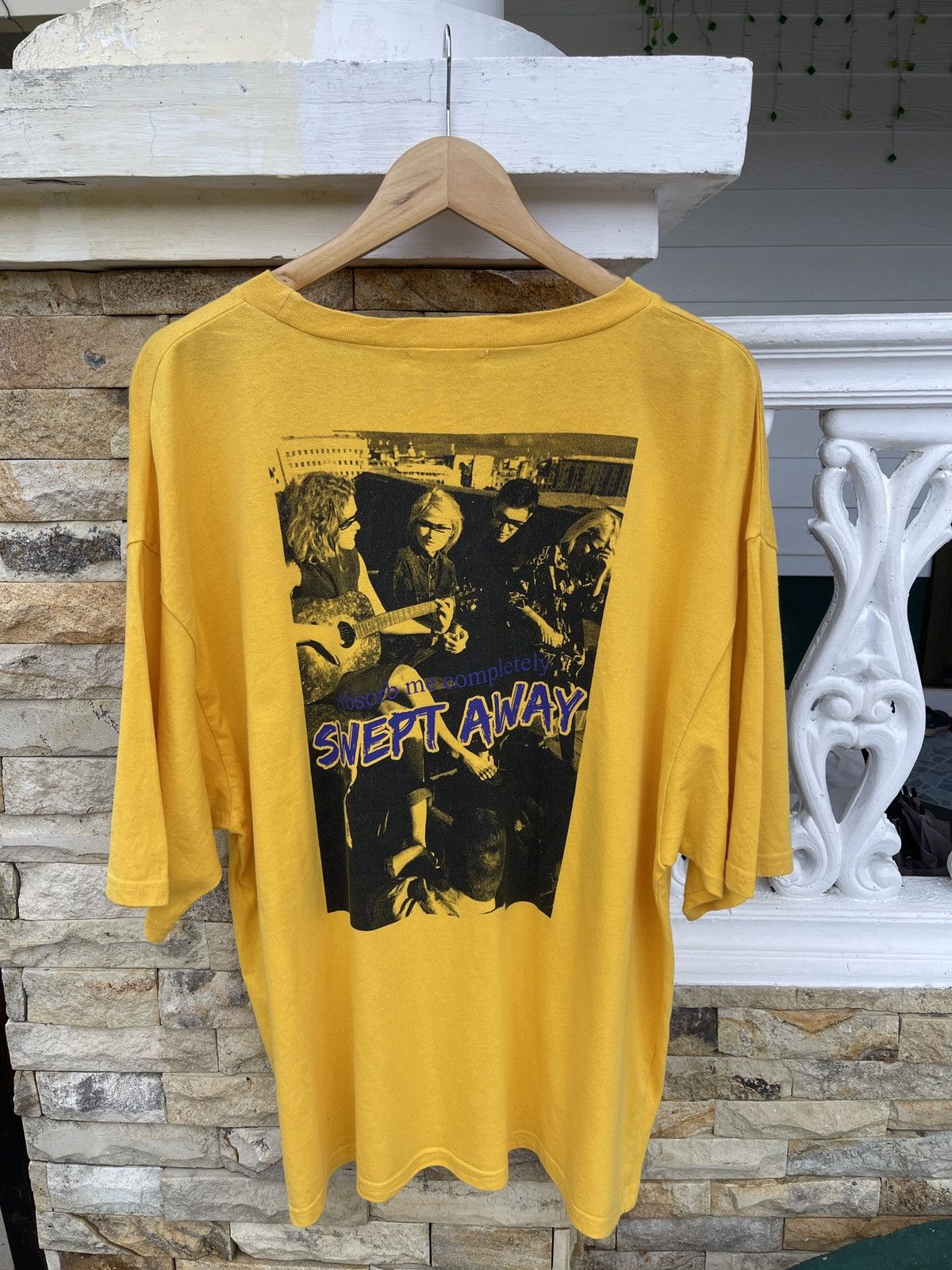 Band Tees Last Drop🔥Rare🔥Swept Away Musical Band Photo Tee Size US XL / EU 56 / 4 - 3 Thumbnail