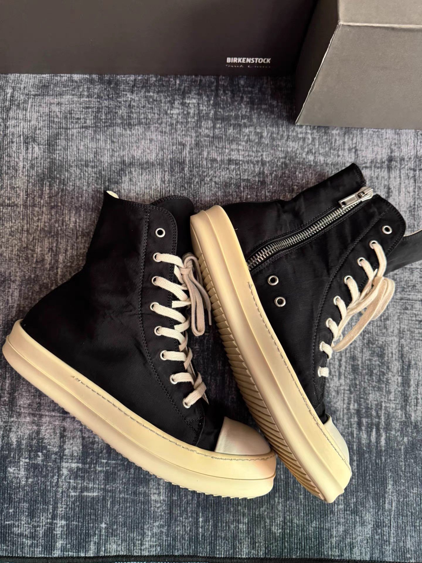 Rick Owens Rick Owens DRKSHDW Satin High Top Size US 8 / EU 41 - 2 Thumbnail