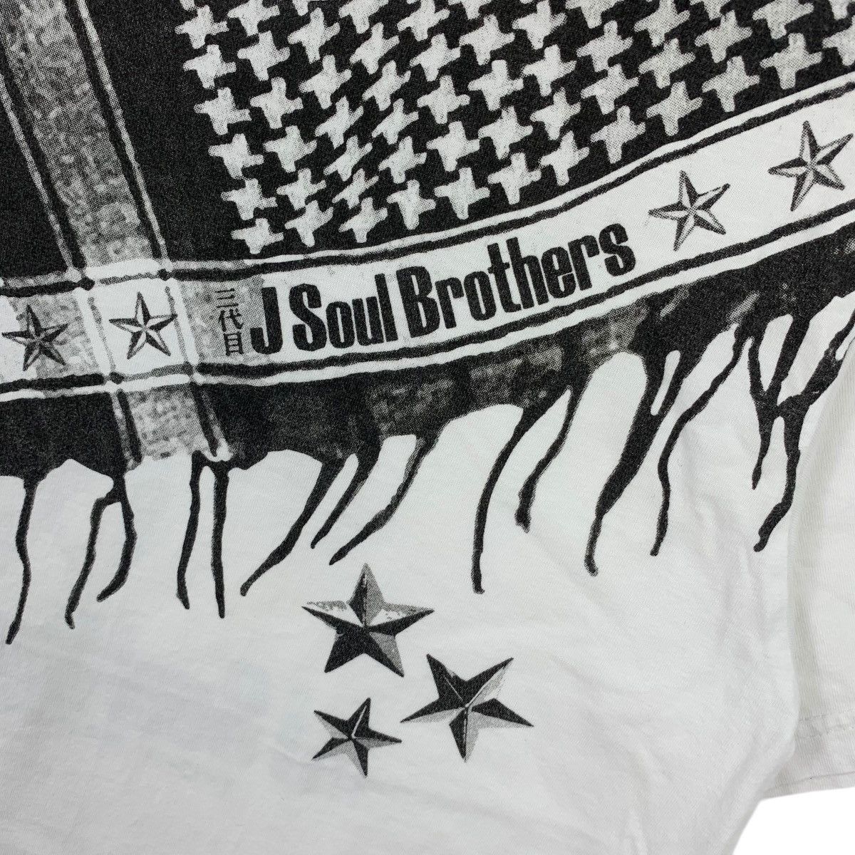 Vintage J SOUL BROTHERS Blue Planet Live Tour 2015 Tee Shirt Top Size M / US 6-8 / IT 42-44 - 4 Thumbnail
