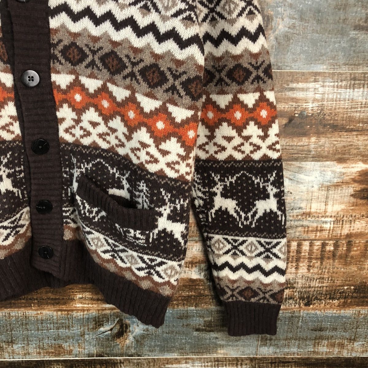 Takeo Kikuchi TK takeo kikuchi Brown Cardigan Knitwear #A1301 Size US S / EU 44-46 / 1 - 8 Thumbnail