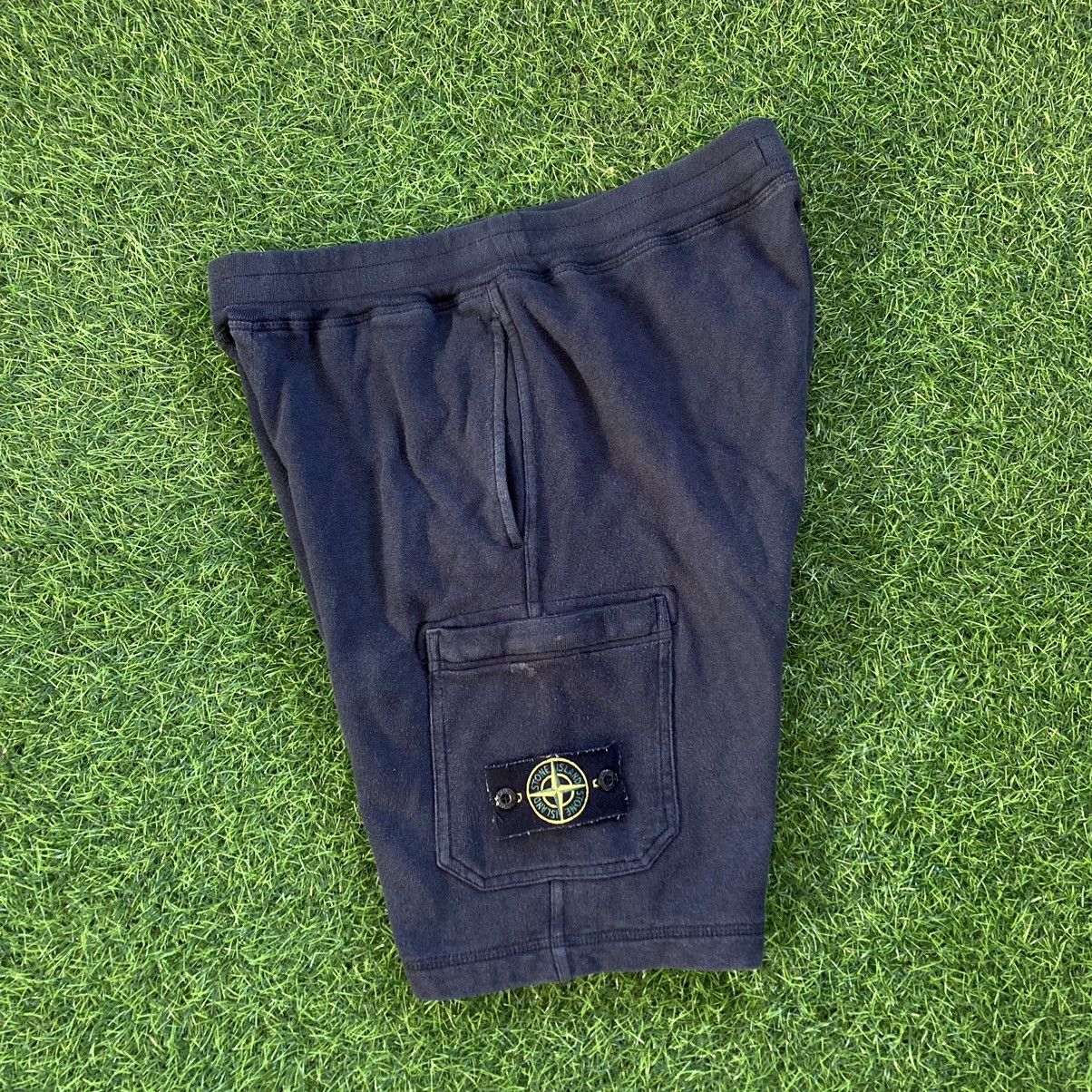 image of Dyed Stone Island Bermuda Shorts in Black, Men's (Size 32)