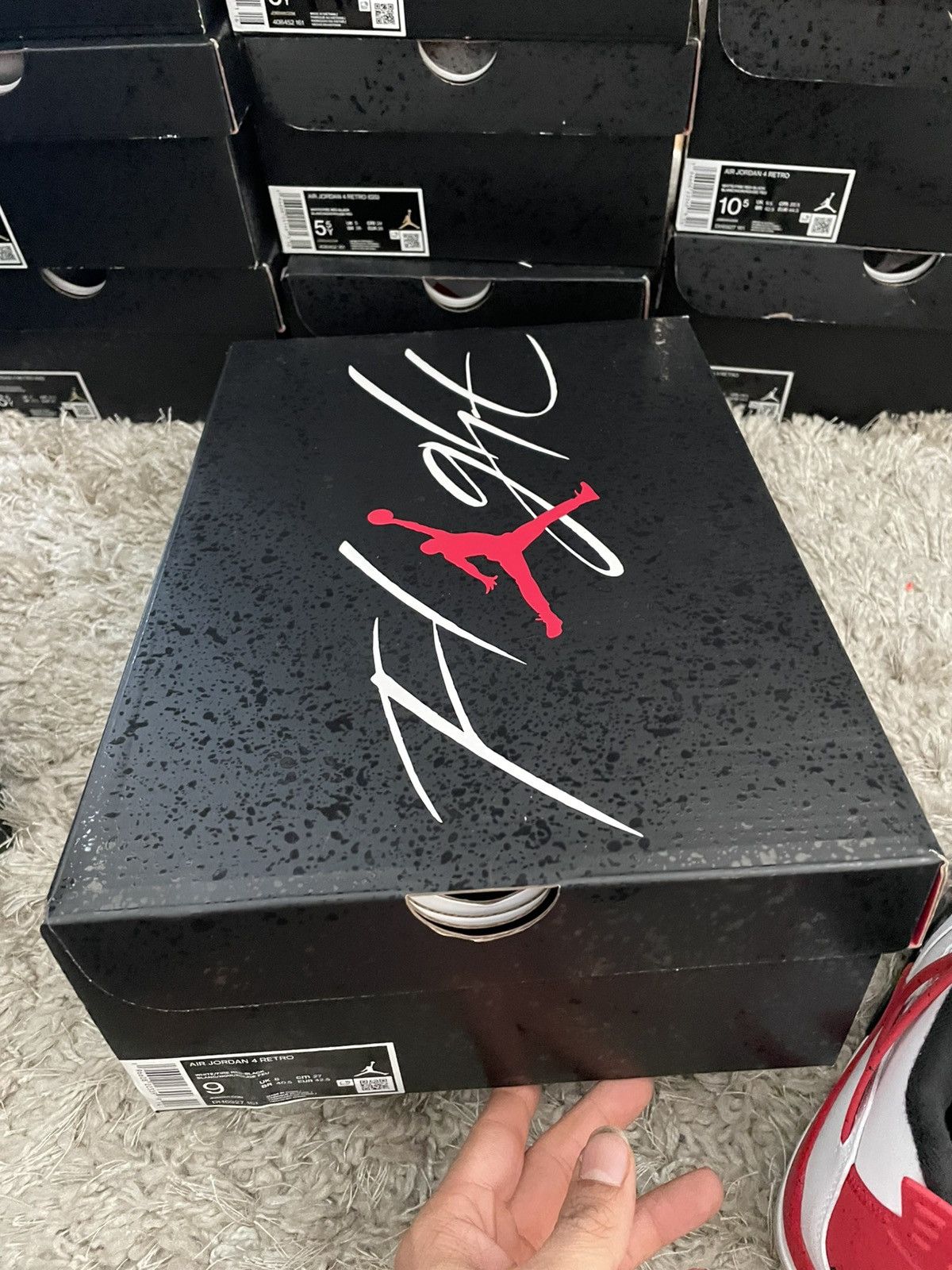 Jordan Brand Jordan 4 Red Cement Size US 9 / EU 42 - 10 Thumbnail