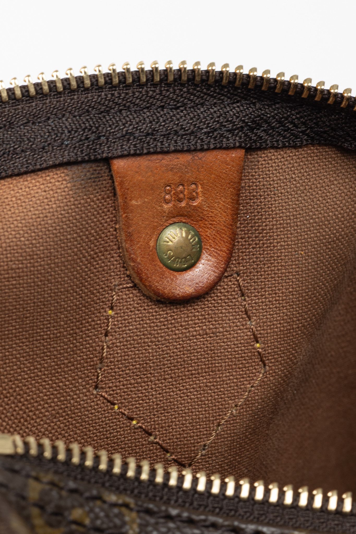 Louis Vuitton Louis Vuitton 80's Speedy 35 Monogram Canvas Boston Bag Size ONE SIZE - 13 Thumbnail