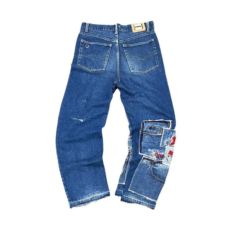If Six Was Nine Japanese reworked denim beautiful design Size US 29 - 3 Thumbnail