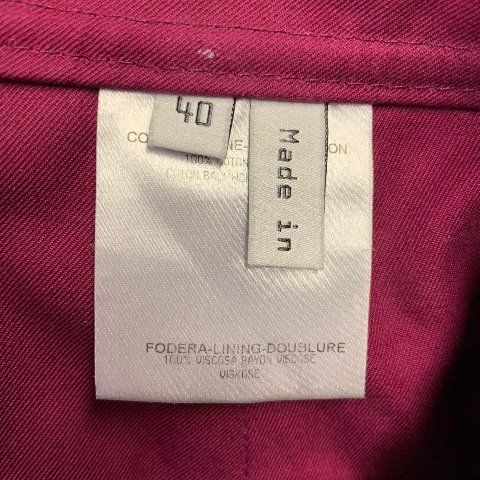 Balenciaga BALENCIAGA 2007 Size 4 Purple Cotton Skirt Panel Shorts Size 27" / US 4 / IT 40 - 5 Thumbnail