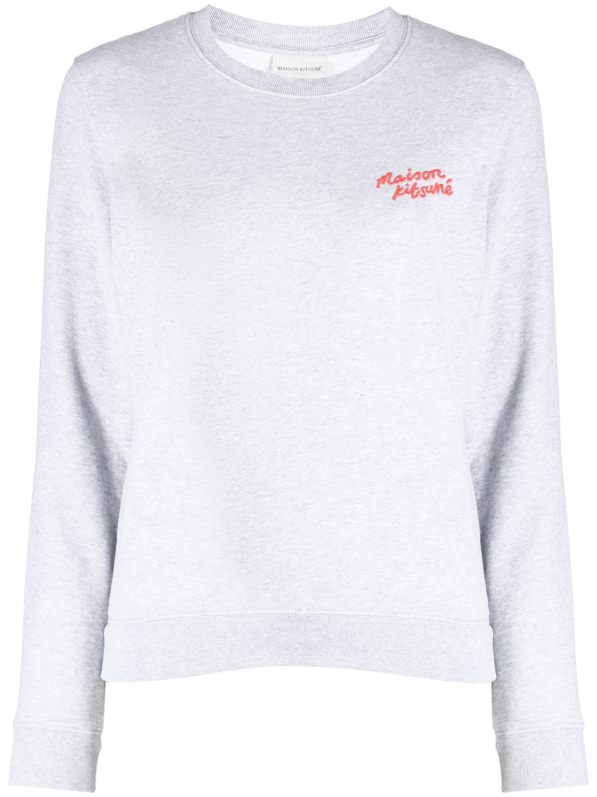 Maison Kitsune o1s22i1n0724 Crewneck Sweatshirt in Grey Size XS / US 0-2 / IT 36-38 - 1 Thumbnail