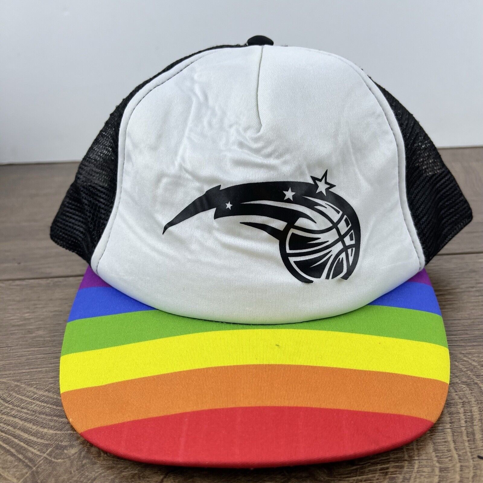 Other Orlando Magic Snapback Hat Pride White Hat Adjustable White Size ONE SIZE - 6 Thumbnail