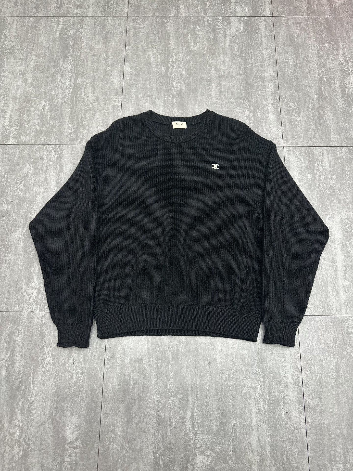 Celine Celine Wool Black Sweater S Women Size S / US 4 / IT 40 - 1 Thumbnail