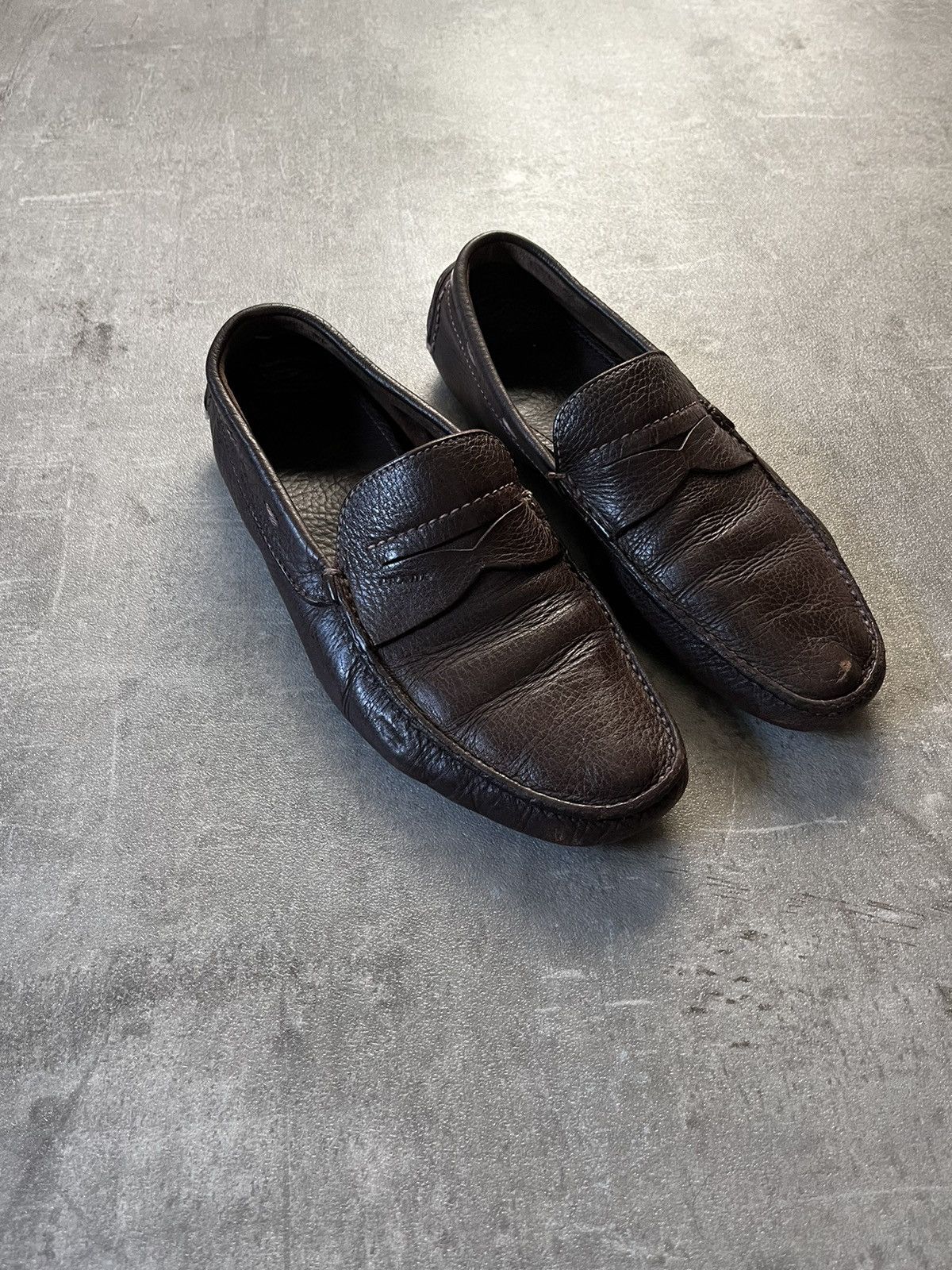 Prada × Vintage Vintage Prada brown leather shoes Size US 7.5 / EU 40-41 - 1 Thumbnail