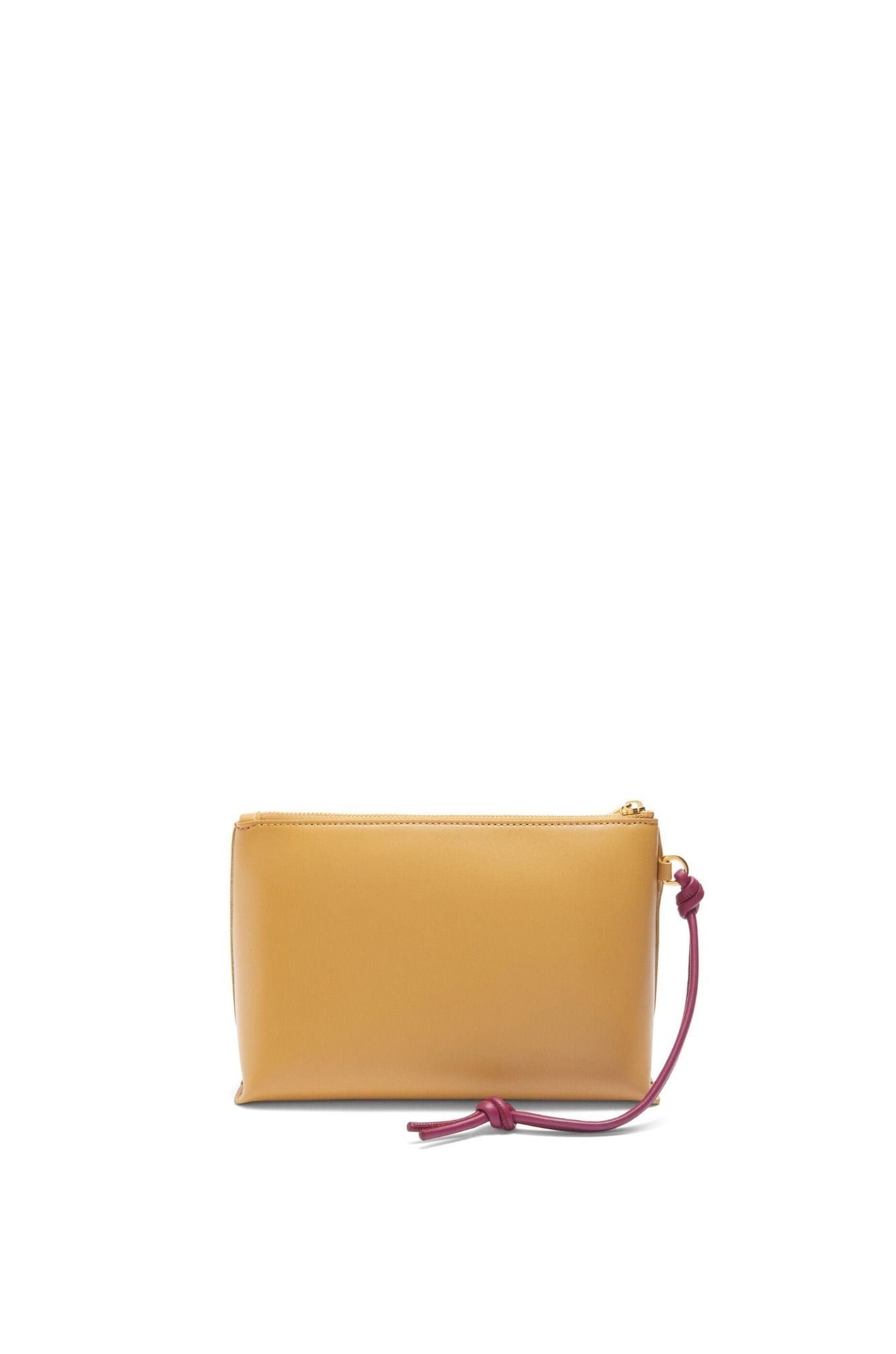 Loewe o1in1g0426 Size: OS / Knot T Pouch in Sahara/Crimson Size ONE SIZE - 3 Thumbnail