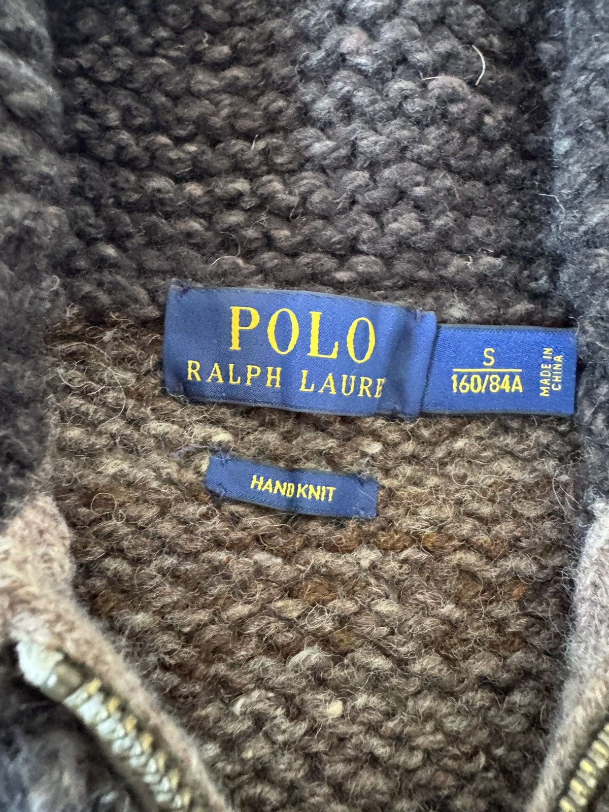 Ralph Lauren Ralph Lauren handknit buffalo bison cardigan Size US S / EU 44-46 / 1 - 2 Thumbnail
