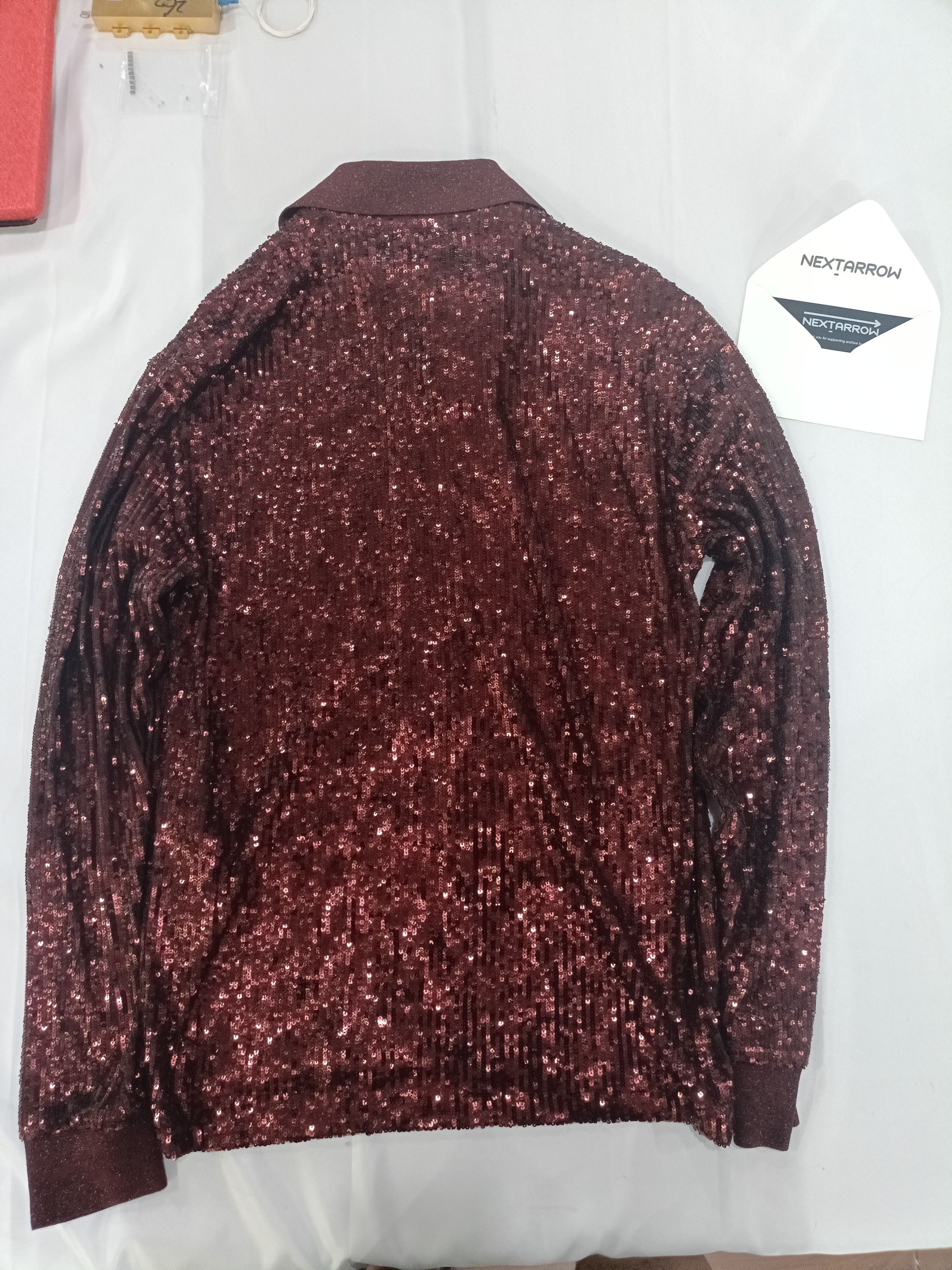 Saint Laurent Paris Saint laurent Beaded sequin shirt 2501-Nextarrow Size US M / EU 48-50 / 2 - 2 Thumbnail